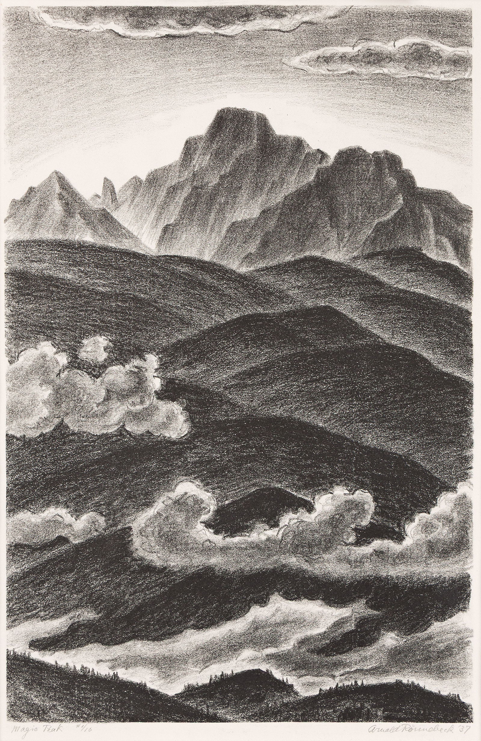Arnold Rönnebeck, Magic Peak, 1937. (1 of 1)