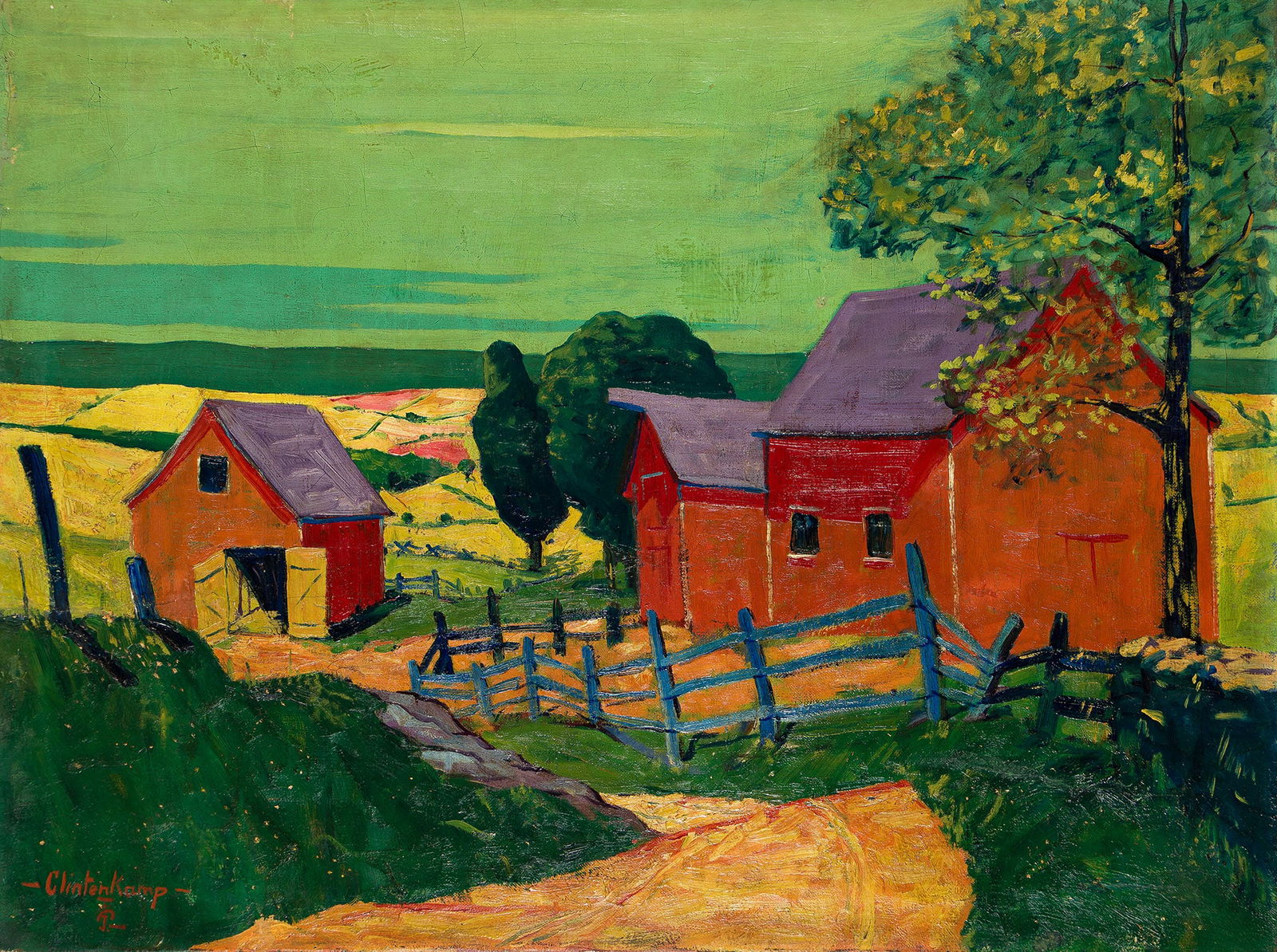 Hendrik Glintenkamp, Untitled (Fauvist Landscape), 1919. (1 of 1)