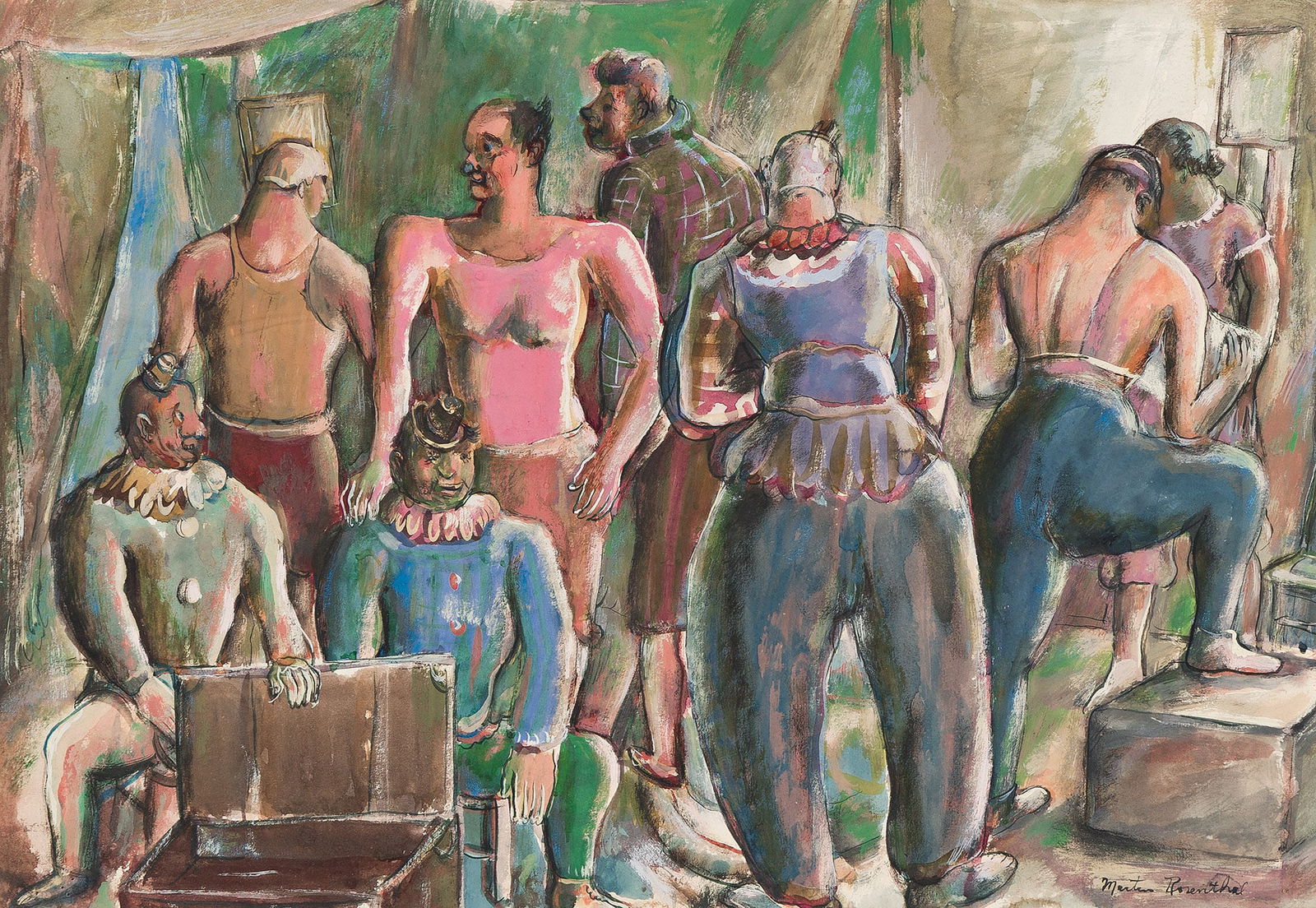 Martin Rosenthal, Circus Performers. (1 of 1)