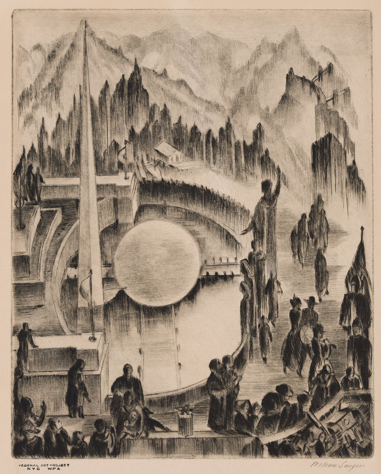 William Sanger, World's Fair Panorama, 1938. (1 of 1)