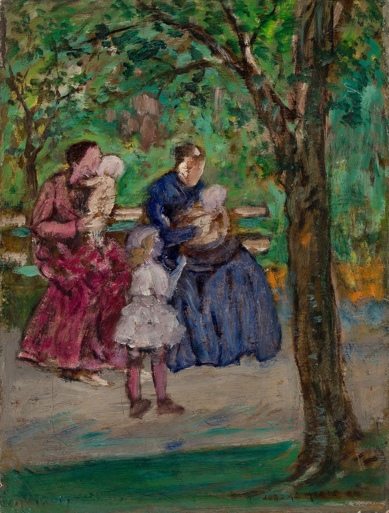 Jerome Myers, The Three Mothers. (1 of 1)