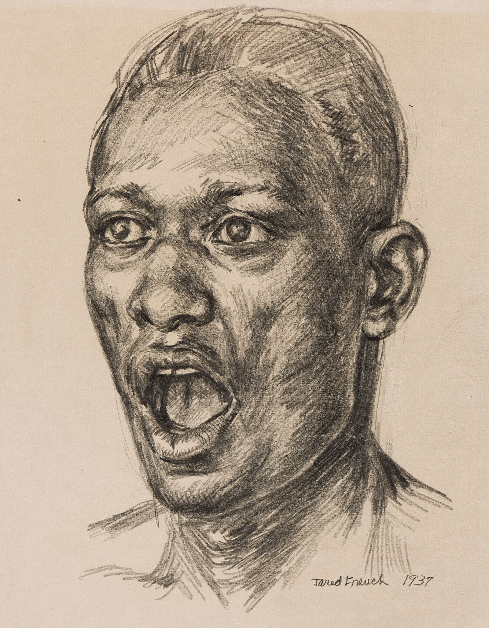 Jared French, Untitled (Portrait of a Man). 1937. (1 of 1)