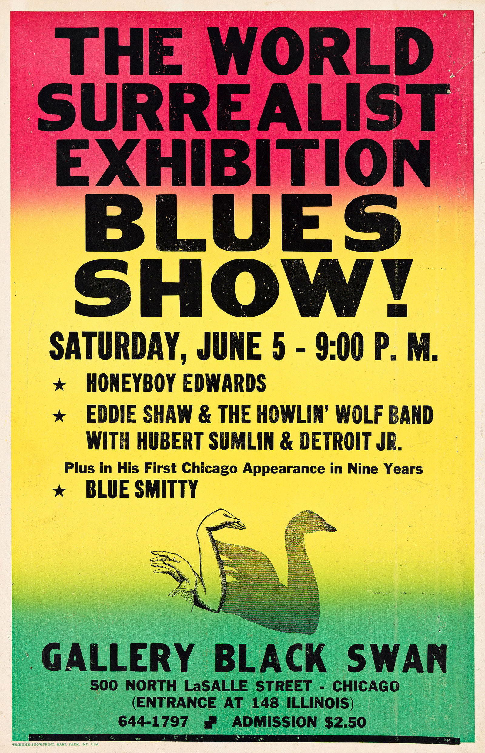 Designer Unknown, The World Surrealist Exhibition Blues Show! 1976. (1 of 1)