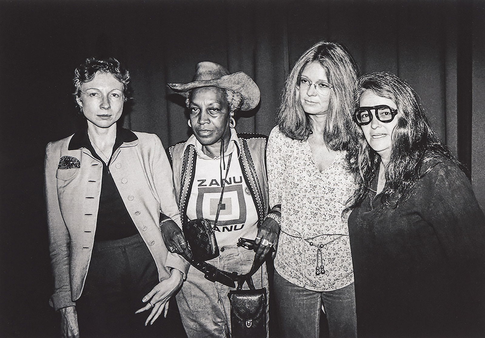 JEB (Joan E. Biren), Four Feminists, NYC (Ti-Grace Atkinson, Florynce "Flo" Kennedy, Gloria Steinem, (1 of 1)