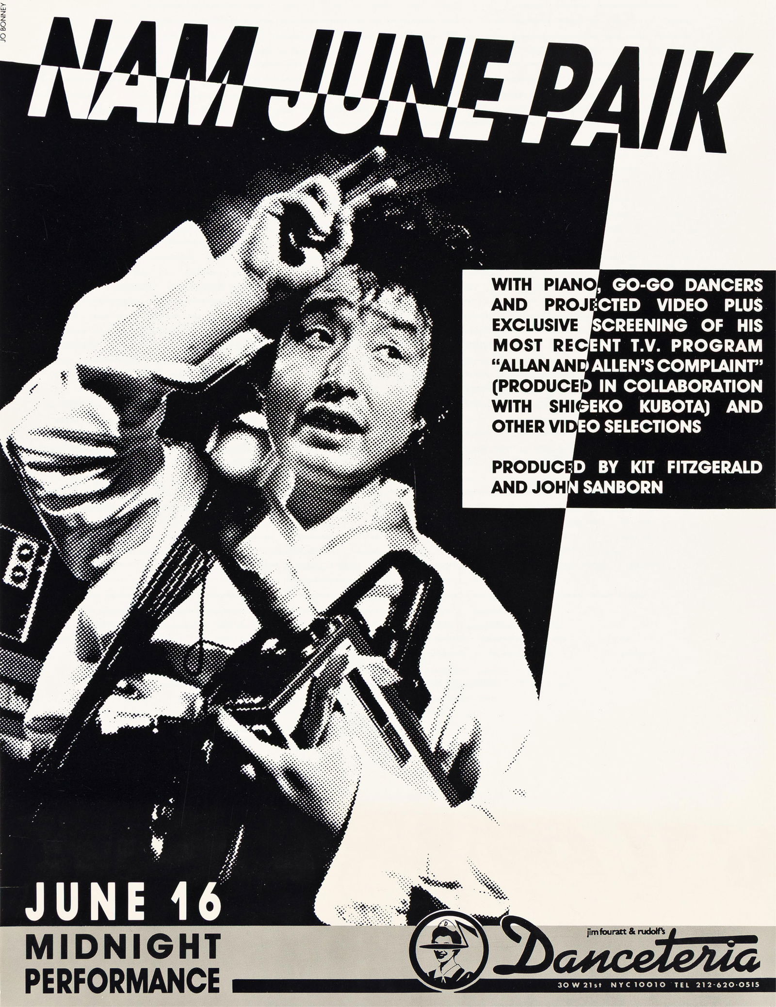 Various Designers, Danceteria. Group of 4 posters. Circa 1982. (1 of 4)