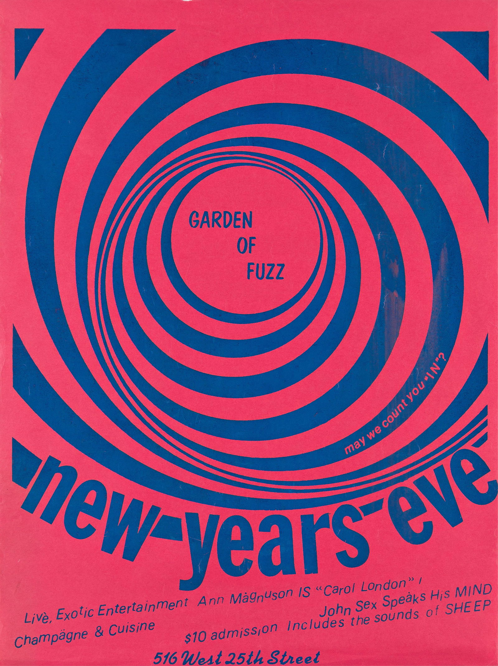 John Sex, Two posters from Garden of Fuzz. 1982. (1 of 2)