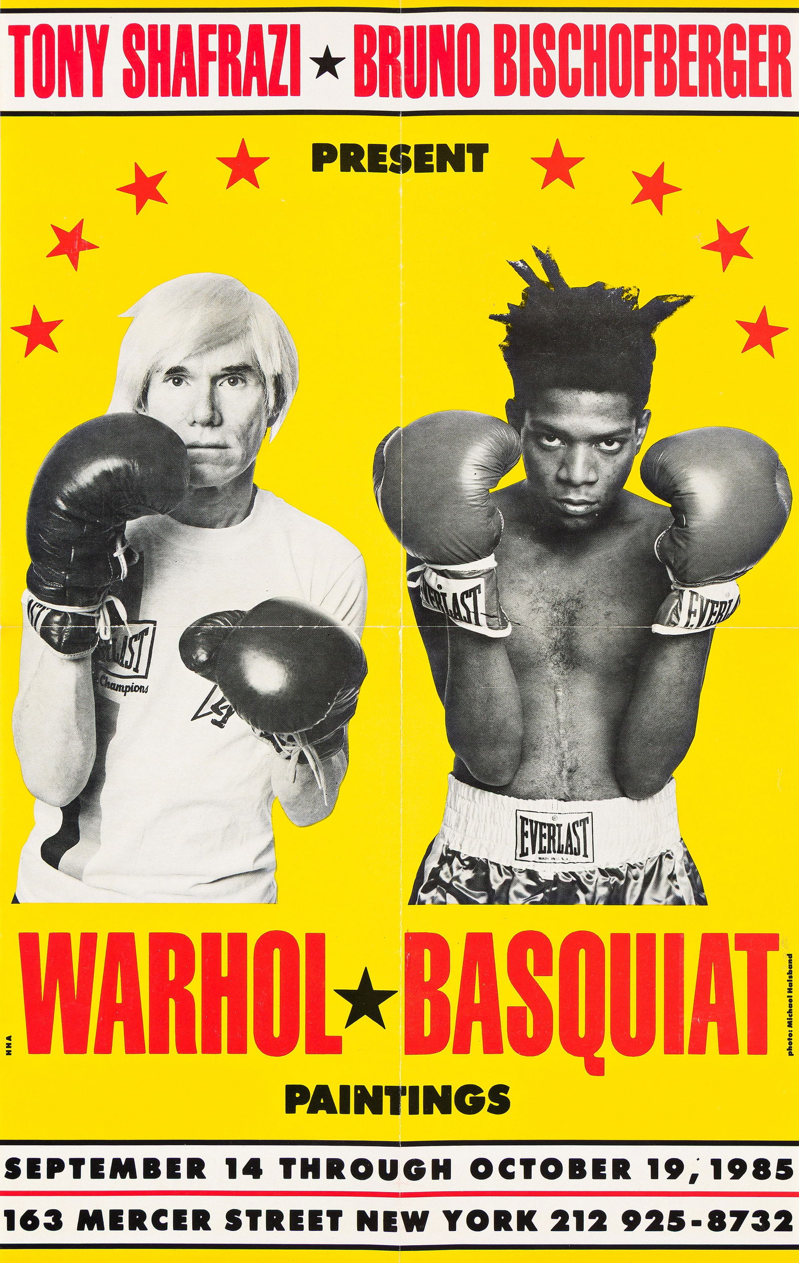 Michael Halsband, Warhol - Basquiat / Paintings. 1985. (1 of 1)