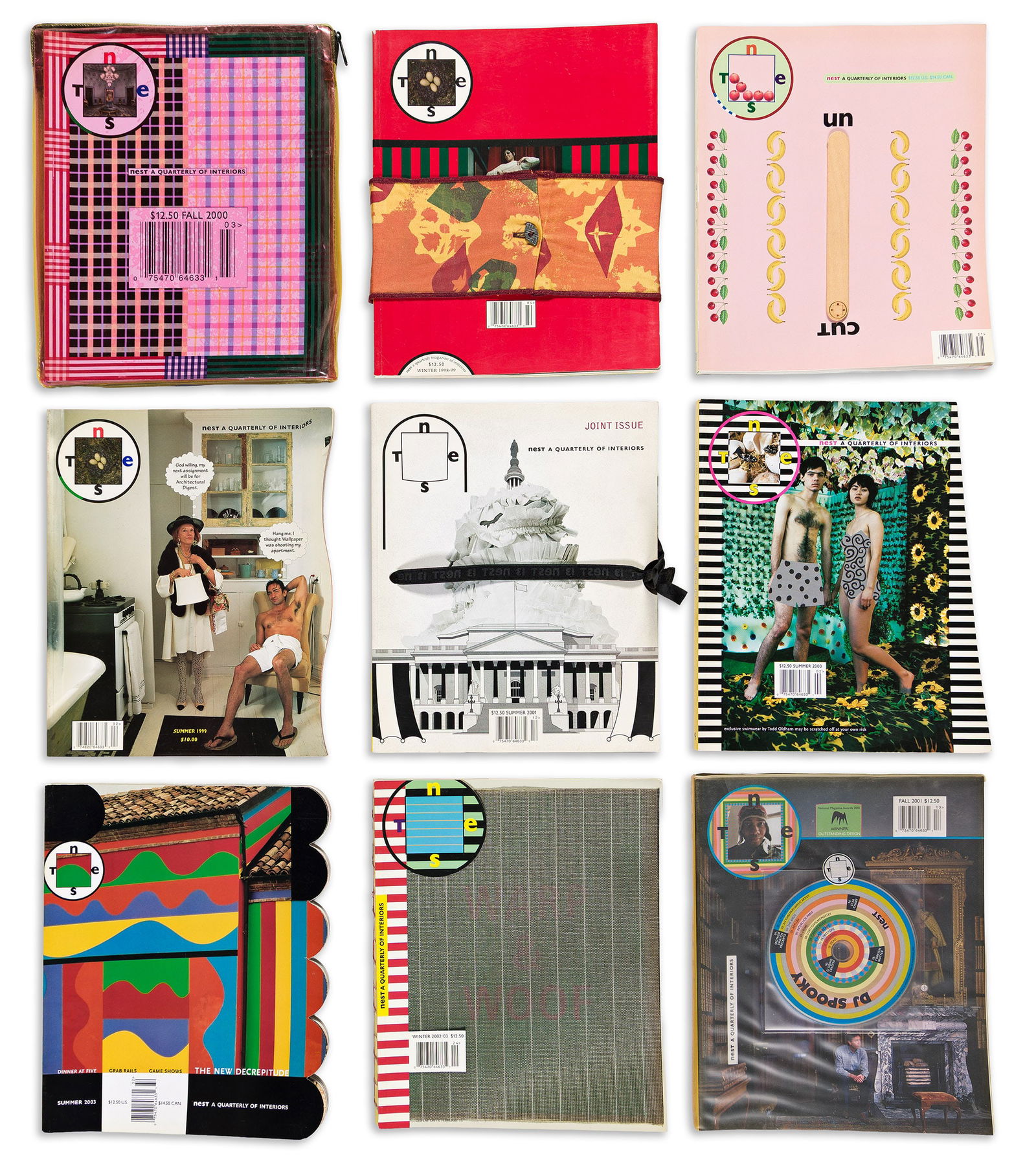 Joseph Holtzman, editor., Nest: A Quarterly of Interiors. 1997-2004. (1 of 4)