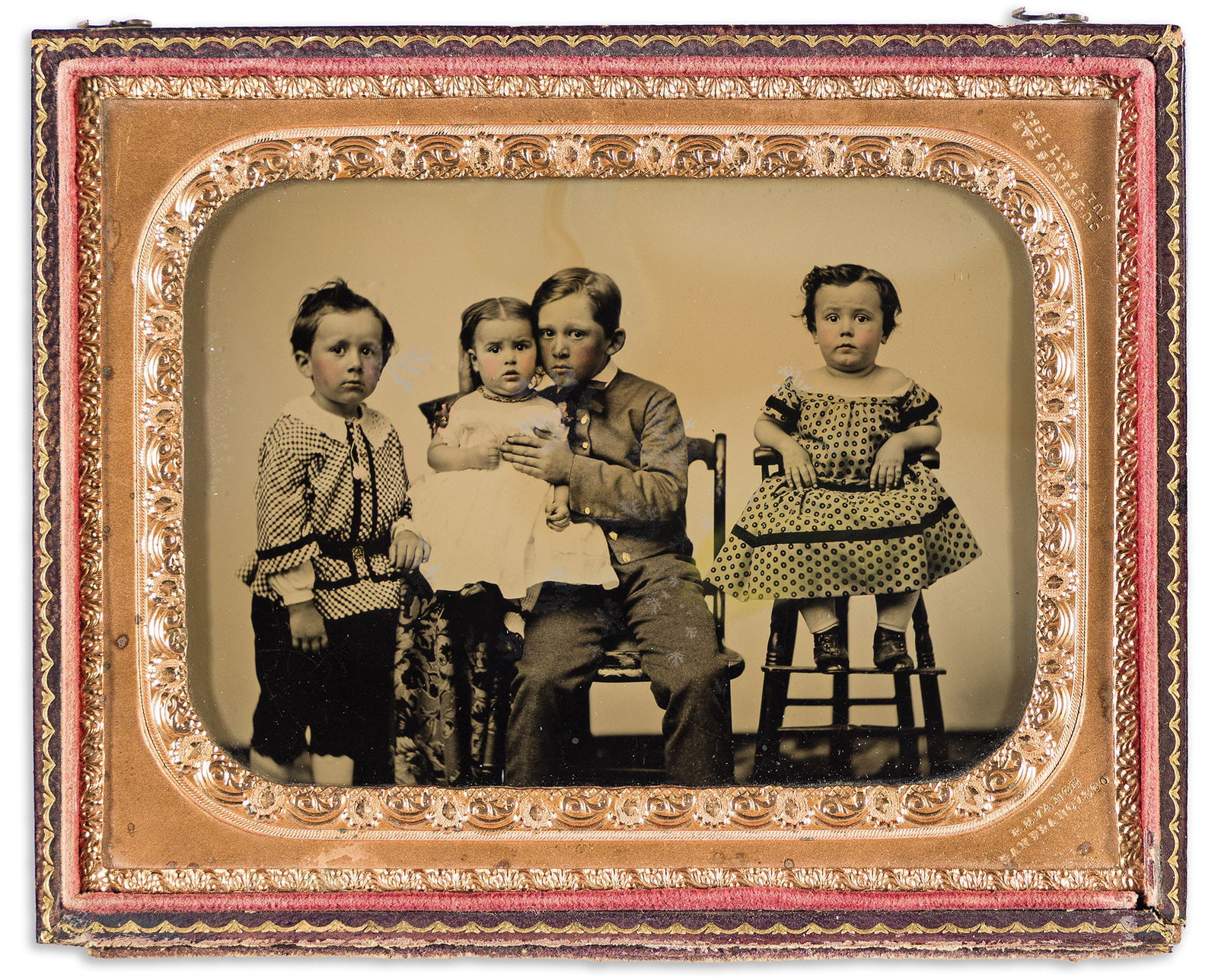 Robert H. Vance. Four children, San Francisco. Circa 1855. (1 of 1)
