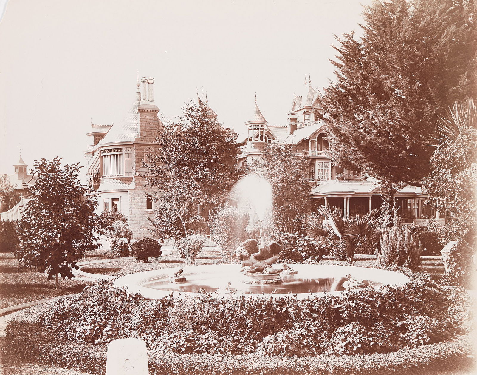Andrew Putnam Hill. The Winchester Mystery House, San Jose. Circa 1890. (1 of 1)