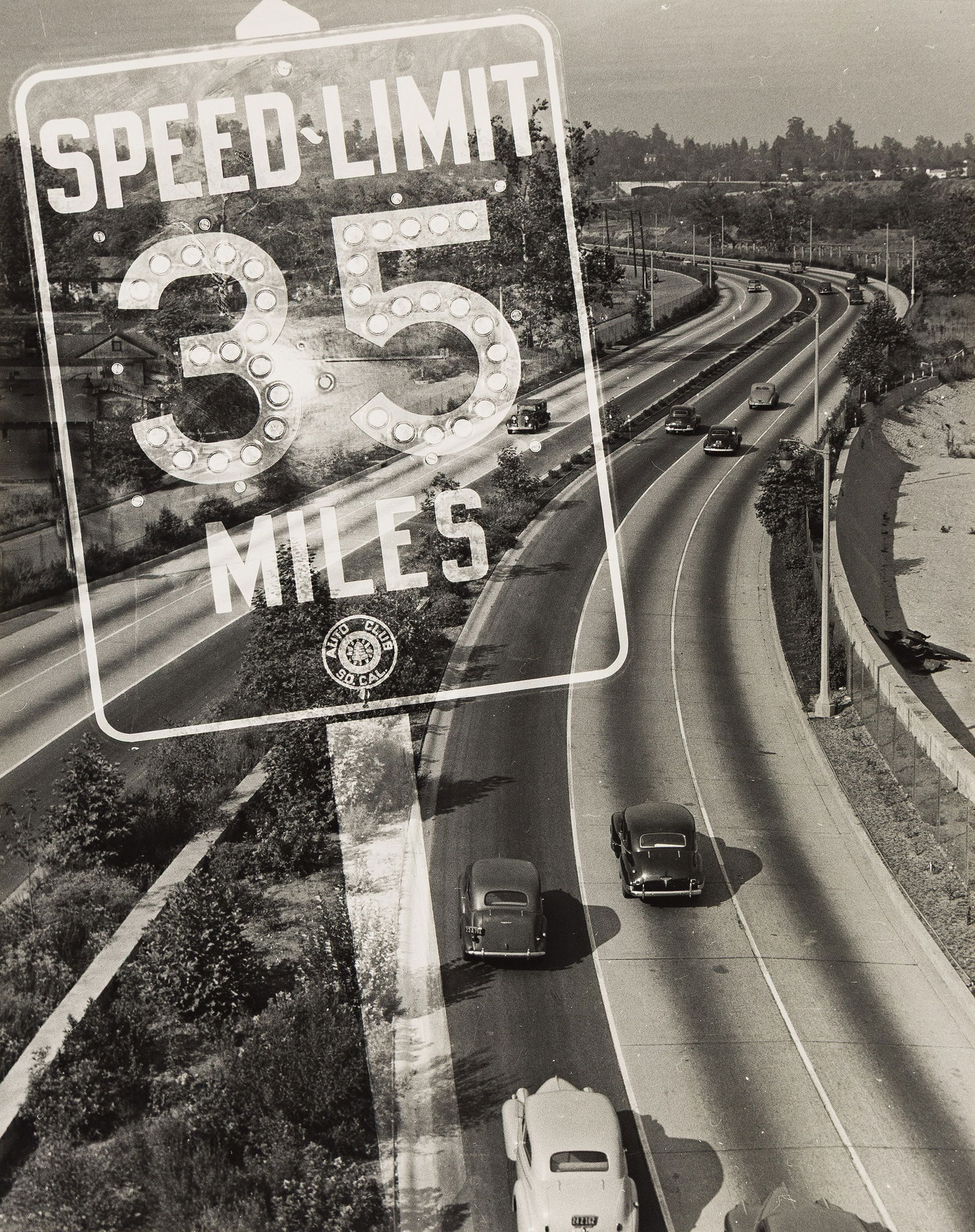 Will Connell. Pasadena Freeway. Circa 1950. (1 of 1)