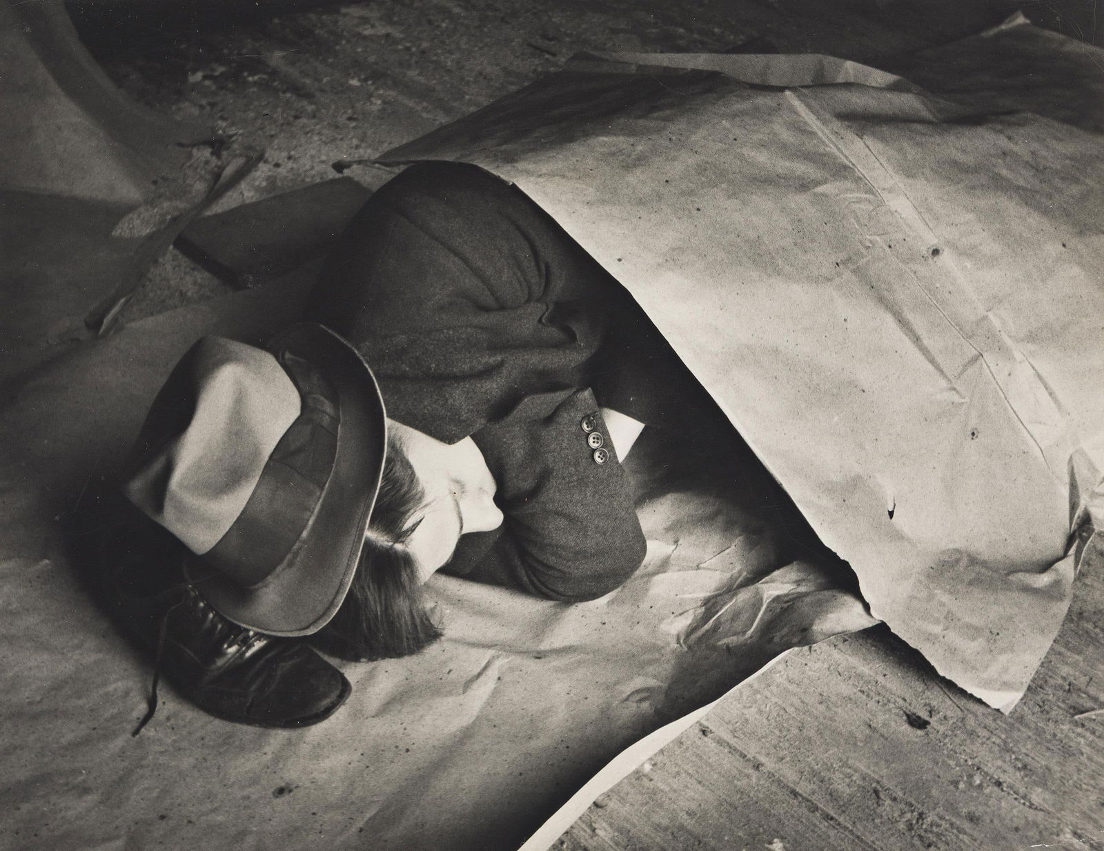 Hansel Mieth. On the Road to Nowhere, California. 1936. (1 of 1)