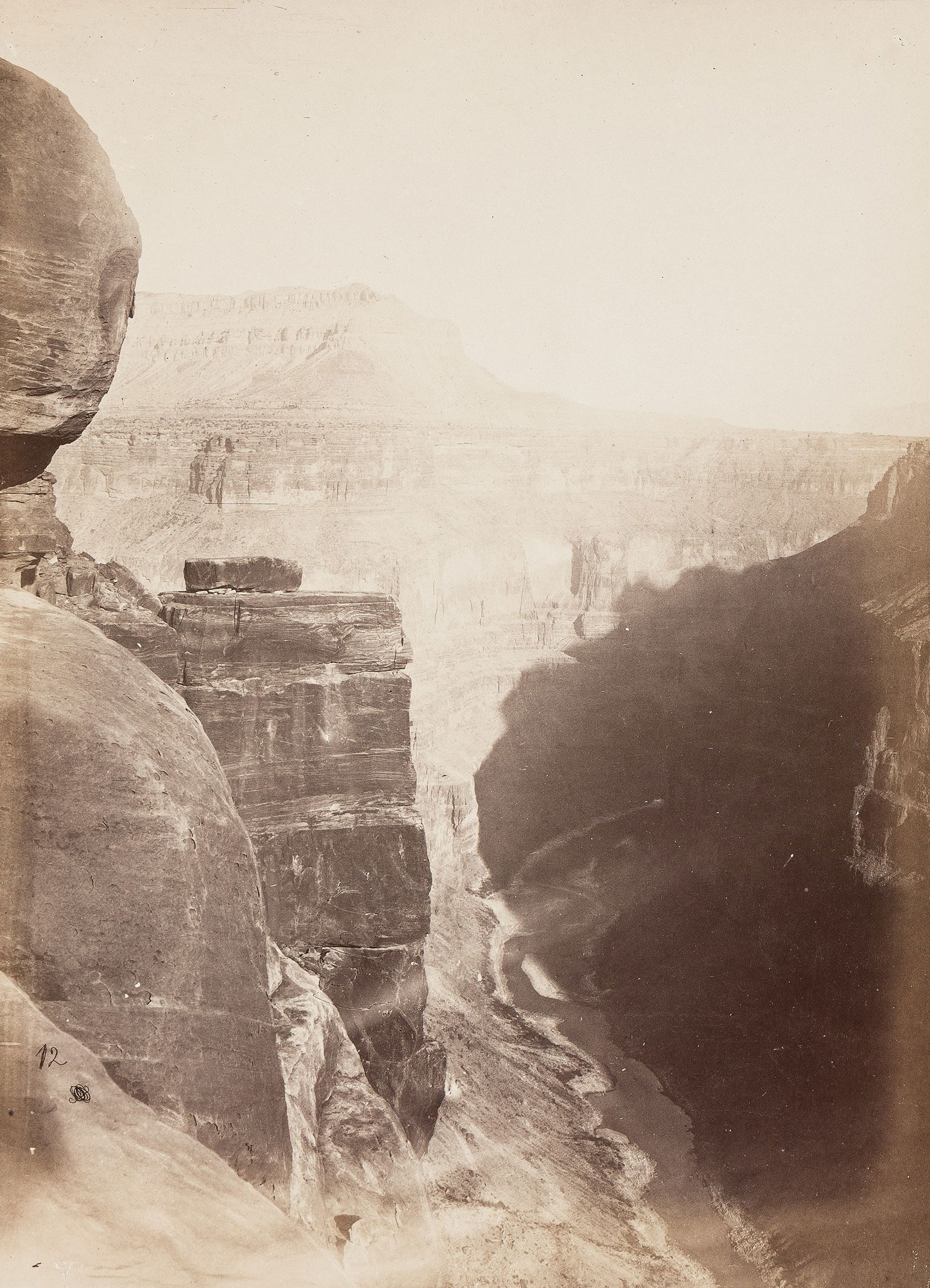 Timothy H. O'Sullivan. Grand Cañon of the Colorado River, Mouth of Kanab Wash, Looking East. (1 of 1)