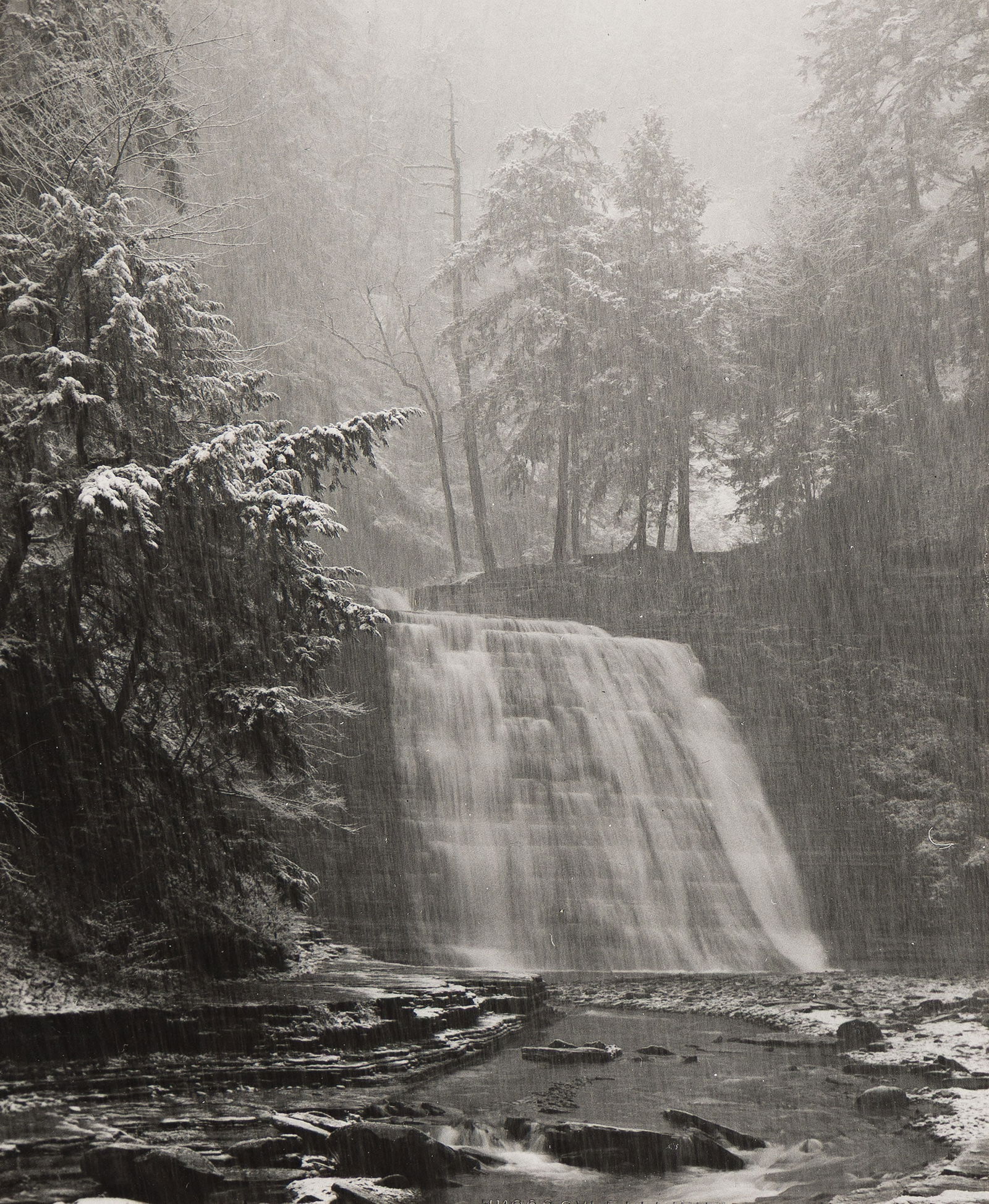 Minor White. Waterfall, Stony Brook State Park. 1960; printed circa 1965. (1 of 1)