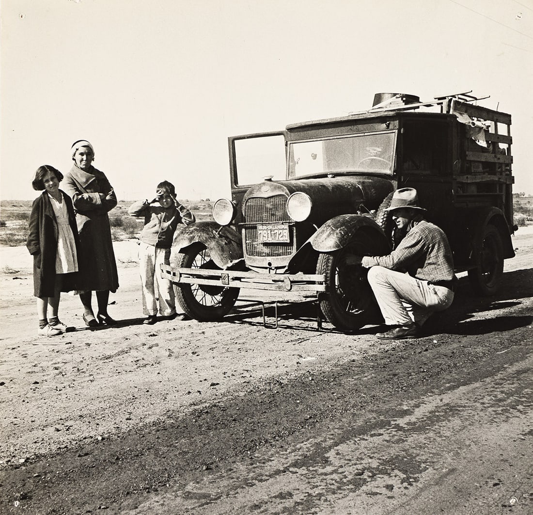 Dorothea Lange. Drought refugee family from McAlester, Oklahoma. 1936. (1 of 1)