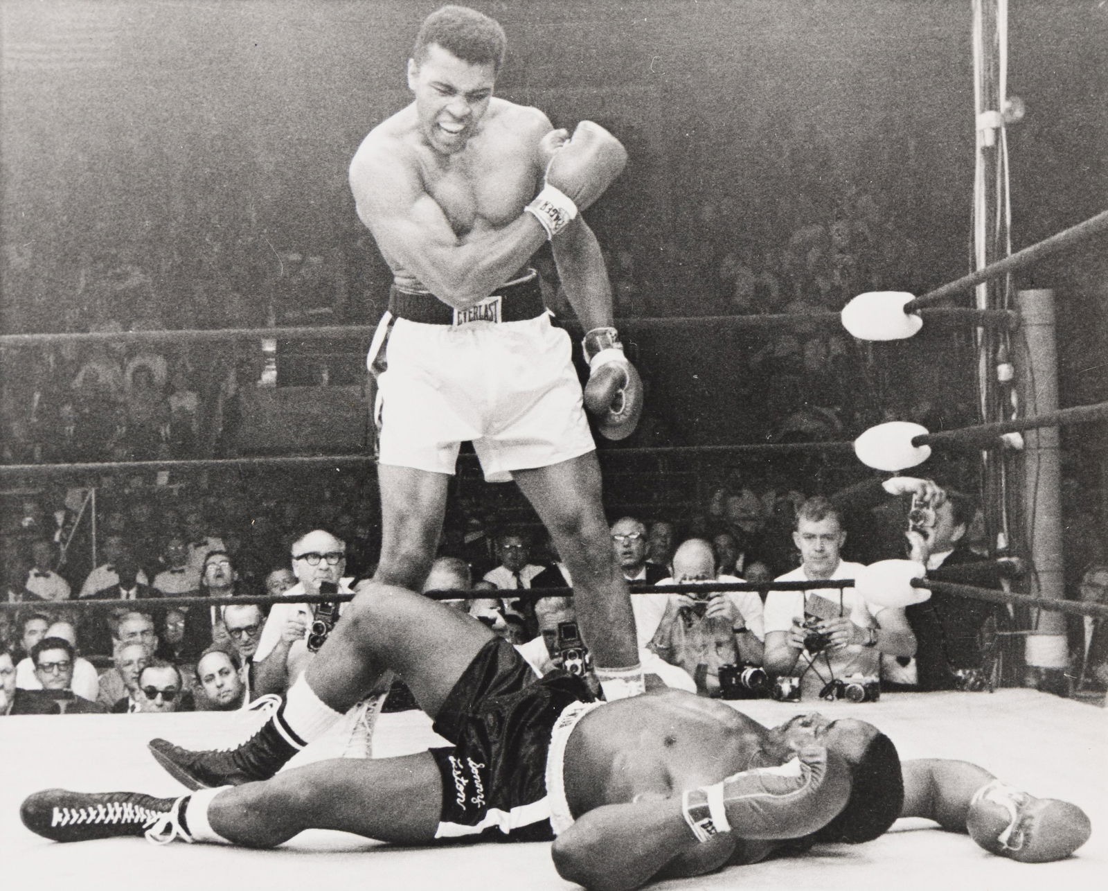 John Rooney. Muhammad Ali and Sonny Liston. 1965; printed 1969. (1 of 1)