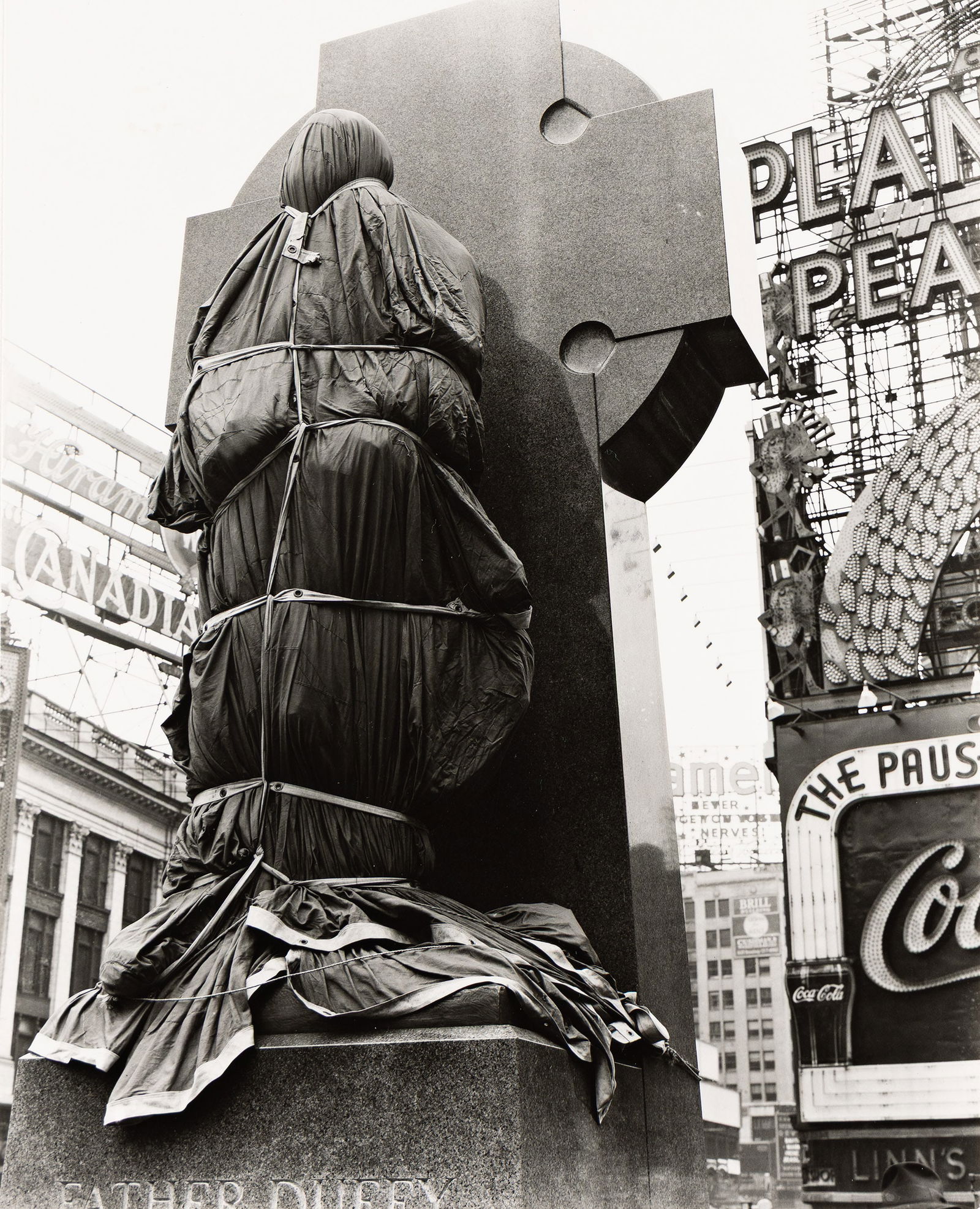 Berenice Abbott. Father Duffy, Times Square. April 14, 1937; printed 1950s. (1 of 1)