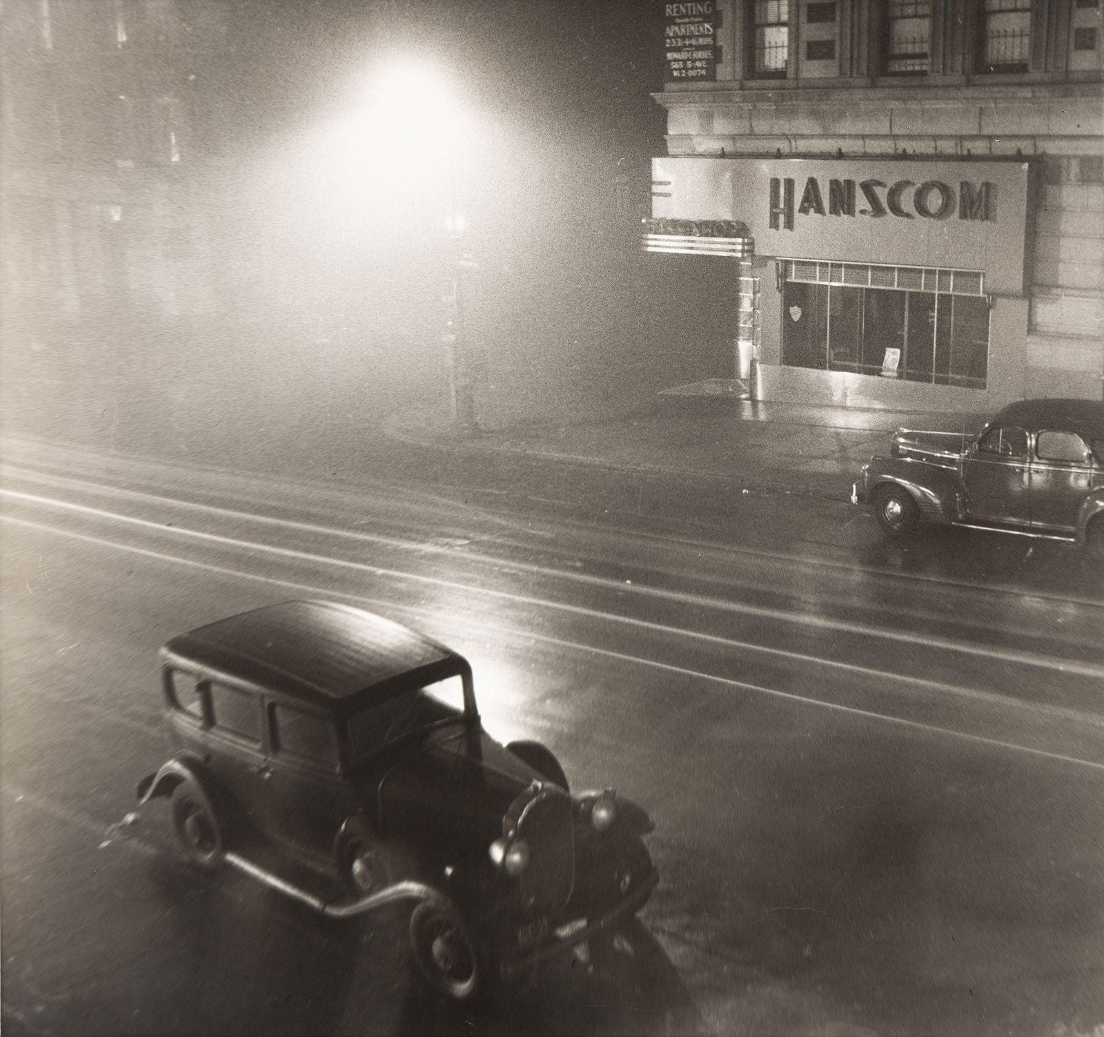 John Albok. Two Way Traffic, 96-97 Streets, Madison Ave., NYC. 1947. (1 of 1)