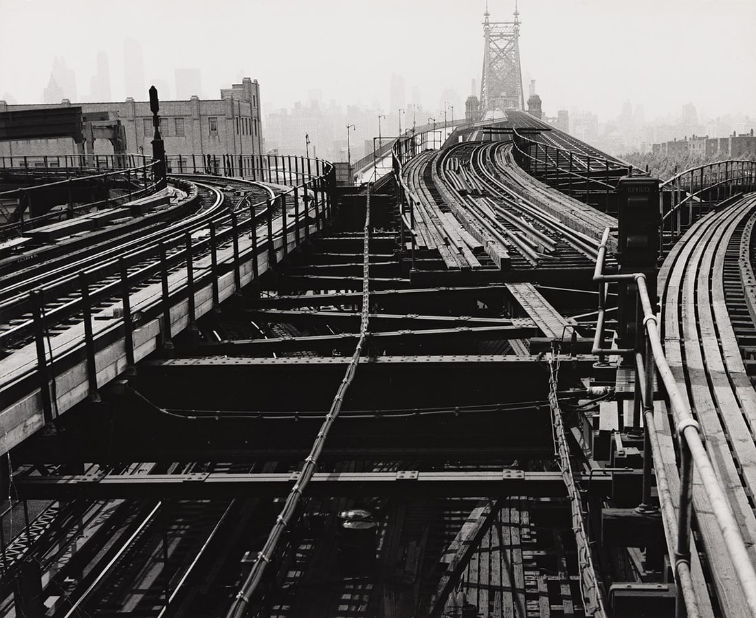 Roland Pleterski. #4 Railscape, New York. Circa 1955; printed 1970s. (1 of 1)