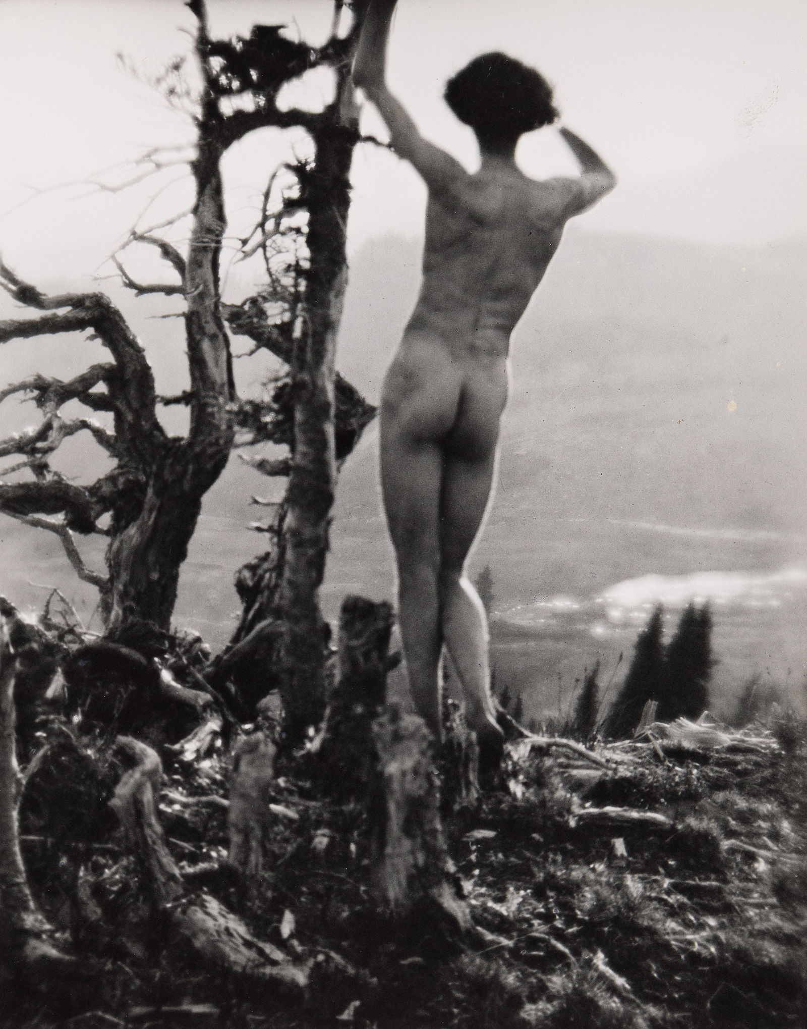 Imogen Cunningham. On Mount Rainier 5 (Roi Partridge). 1915; printed 1970. (1 of 1)