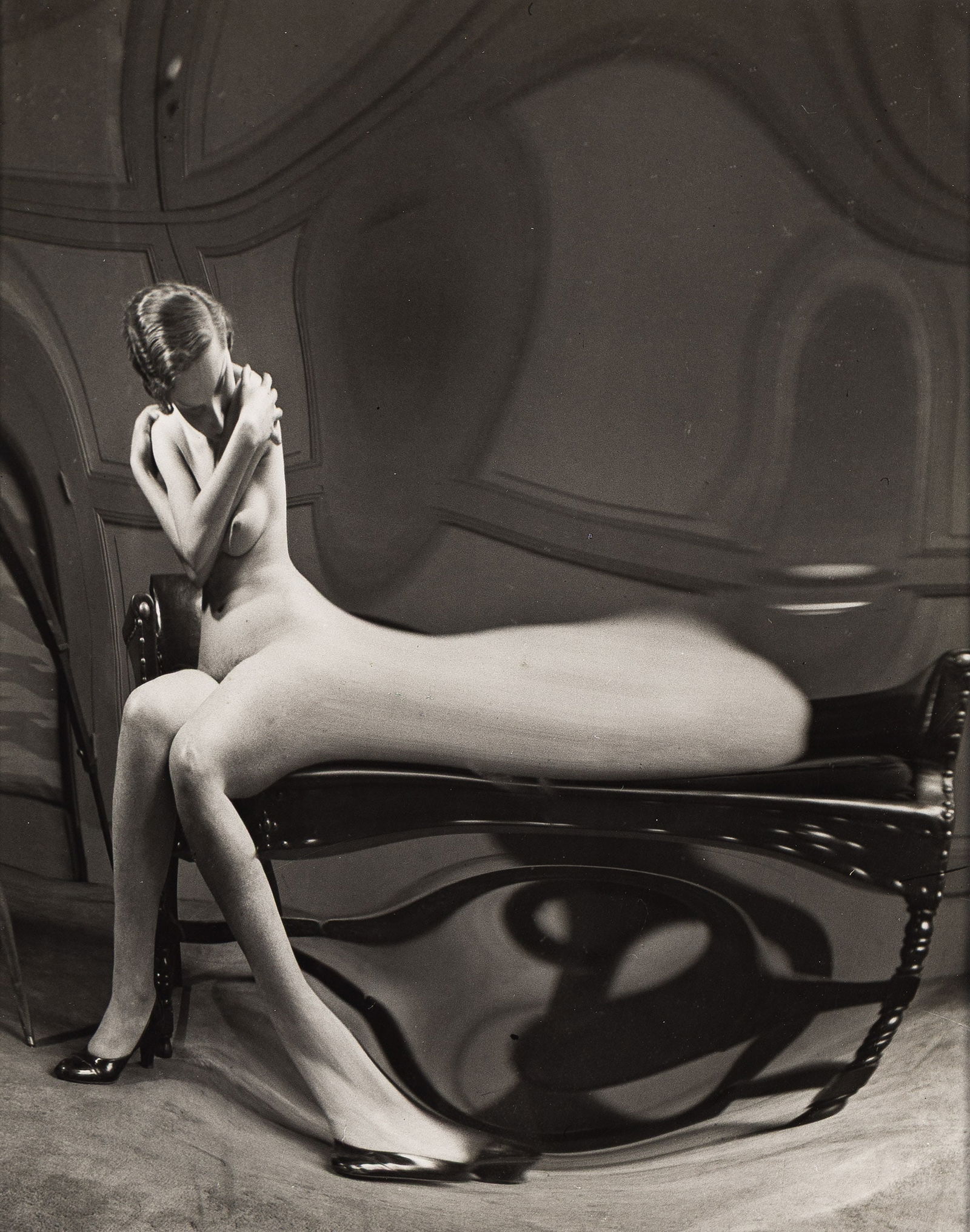 André Kertész. Nude Distortion #78, Paris. 1933; printed 1960s.: André Kertész1894-1985Nude Distortion #78, Paris. 1933; printed 1960s.Silver printWith Kertész's signature, title, and negative date in pencil on verso.The image 9 1/2 x 7 1/2 in. (24.1