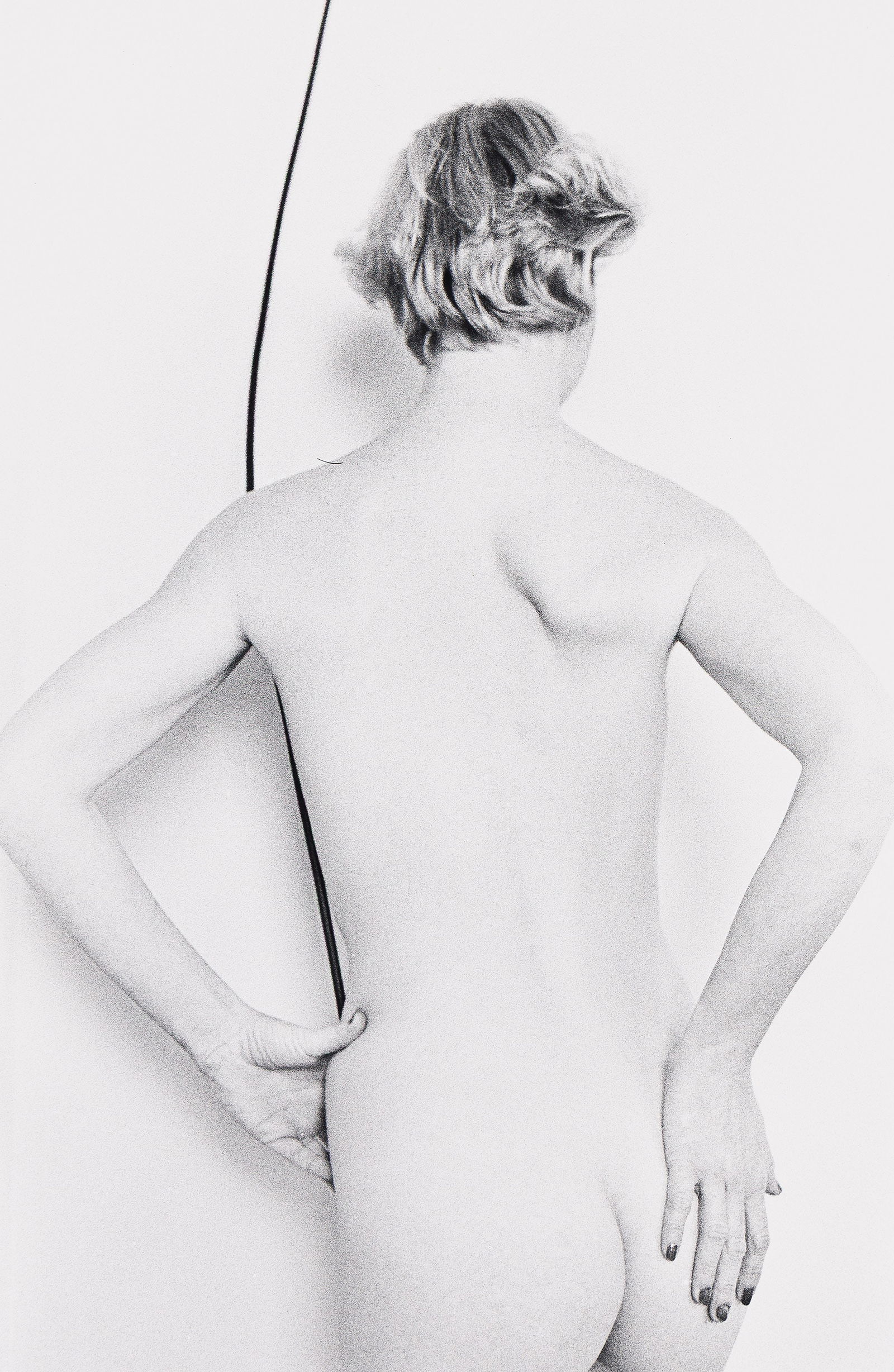 Ralph Gibson. Untitled (nude). 1979.: Ralph Gibson1939-Untitled (nude). 1979.Silver printWith Gibson's signature, date, and edition notation "AP" in pencil, and additional notations also in pencil in an unknown hand, on verso.The image 12