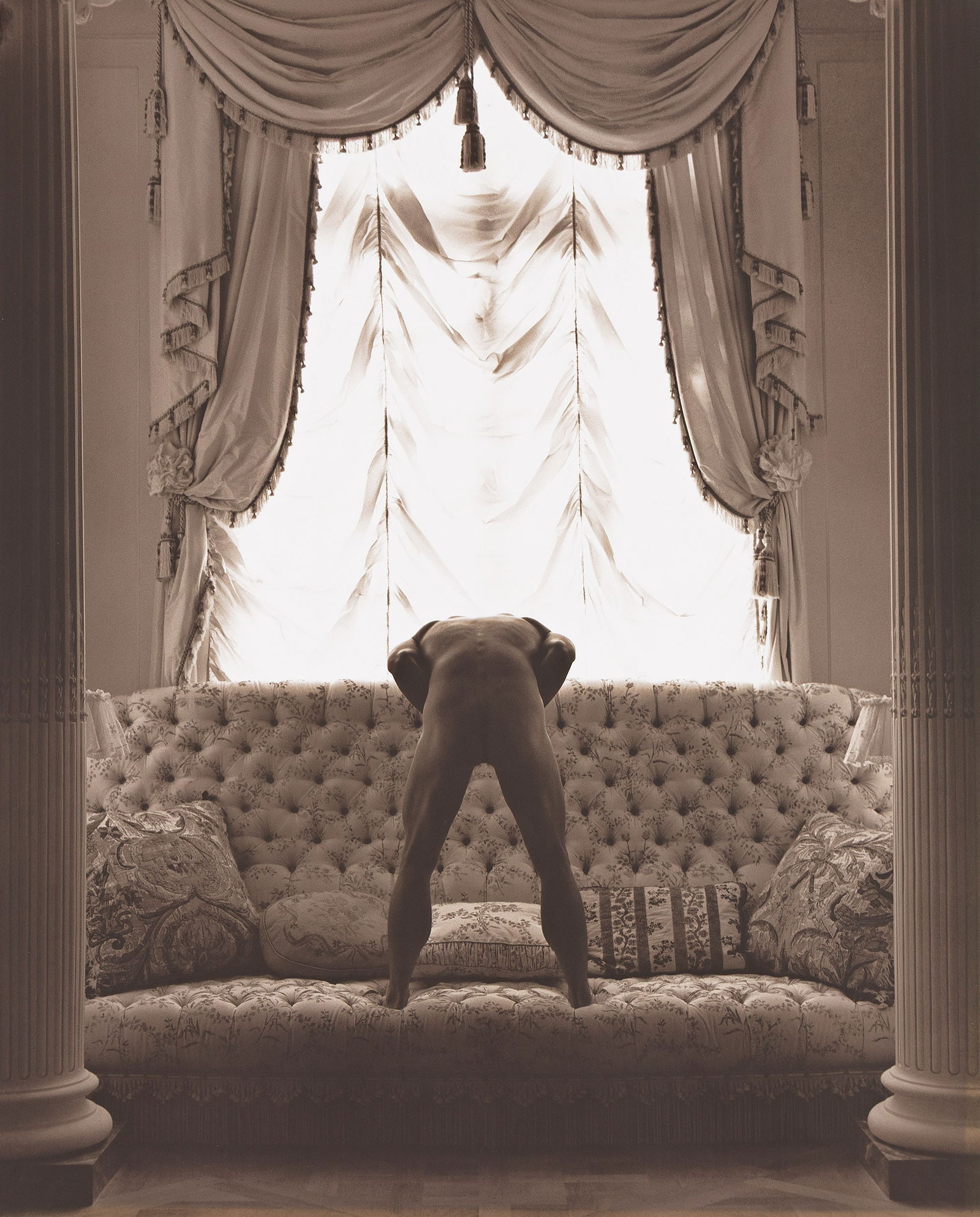 Herb Ritts. Kevin on Couch, Monte Carlo. 1992. (1 of 1)