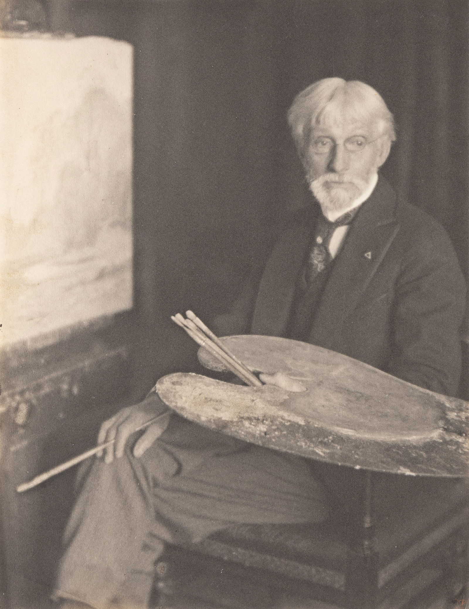 Doris Ulmann. Portrait of the Impressionist painter Leonard Ochtman (1854-1934). Circa 1919. (1 of 1)
