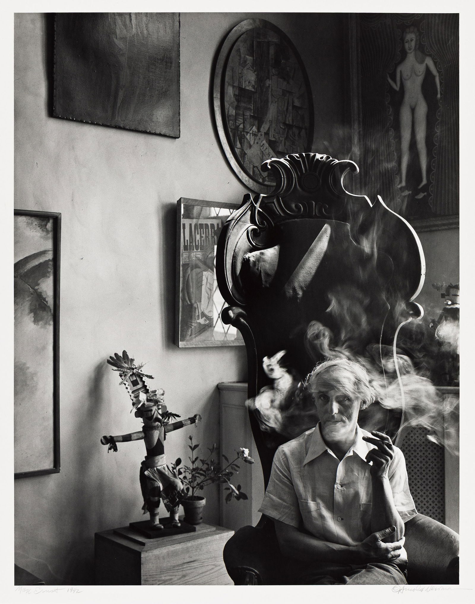 Arnold Newman. Max Ernst. 1942; printed circa 1980. (1 of 1)