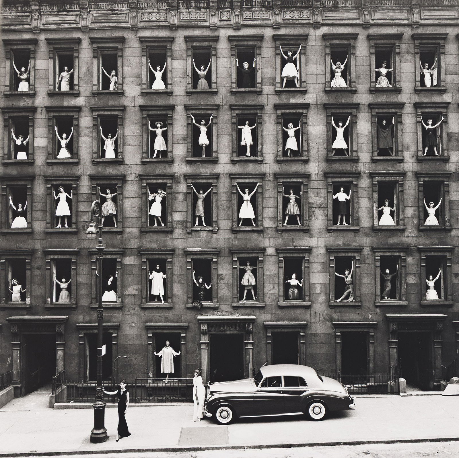 Ormond Gigli. Girls in the Windows, NYC. 1960; printed 1980s. (1 of 1)