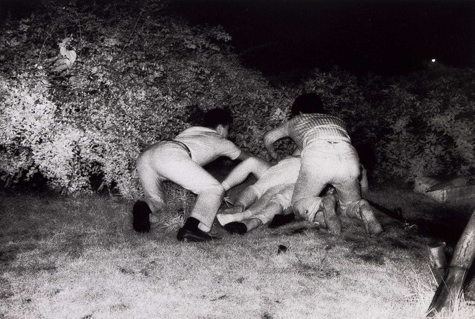 Kohei Yoshiyuki. A selection of three photographs from the series The Park. 1971. (1 of 3)