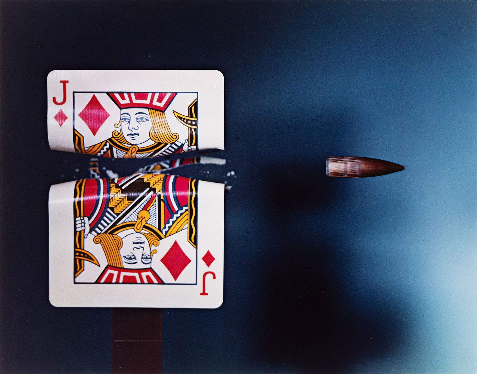 Harold Edgerton. Cutting the Card Quickly. 1964; printed 1970s. (1 of 1)