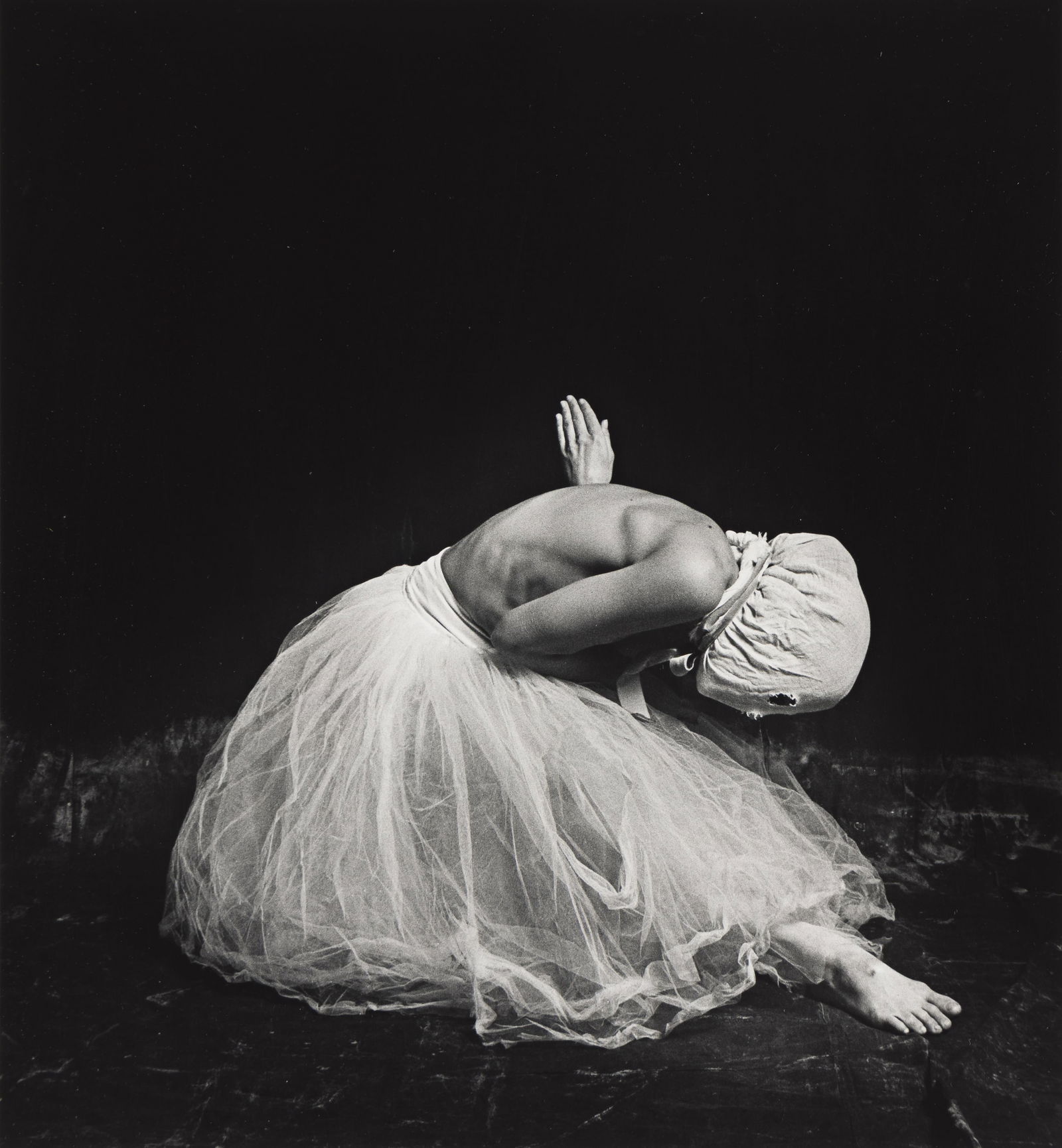 Marcus Leatherdale. Fallen Angel. 1988.: Marcus Leatherdale1952-2022Fallen Angel. 1988.Silver printWith Leatherdale's signature, title, date, and edition notation 2/10 in pencil, and his copyright stamp with date "88" and inventory notation