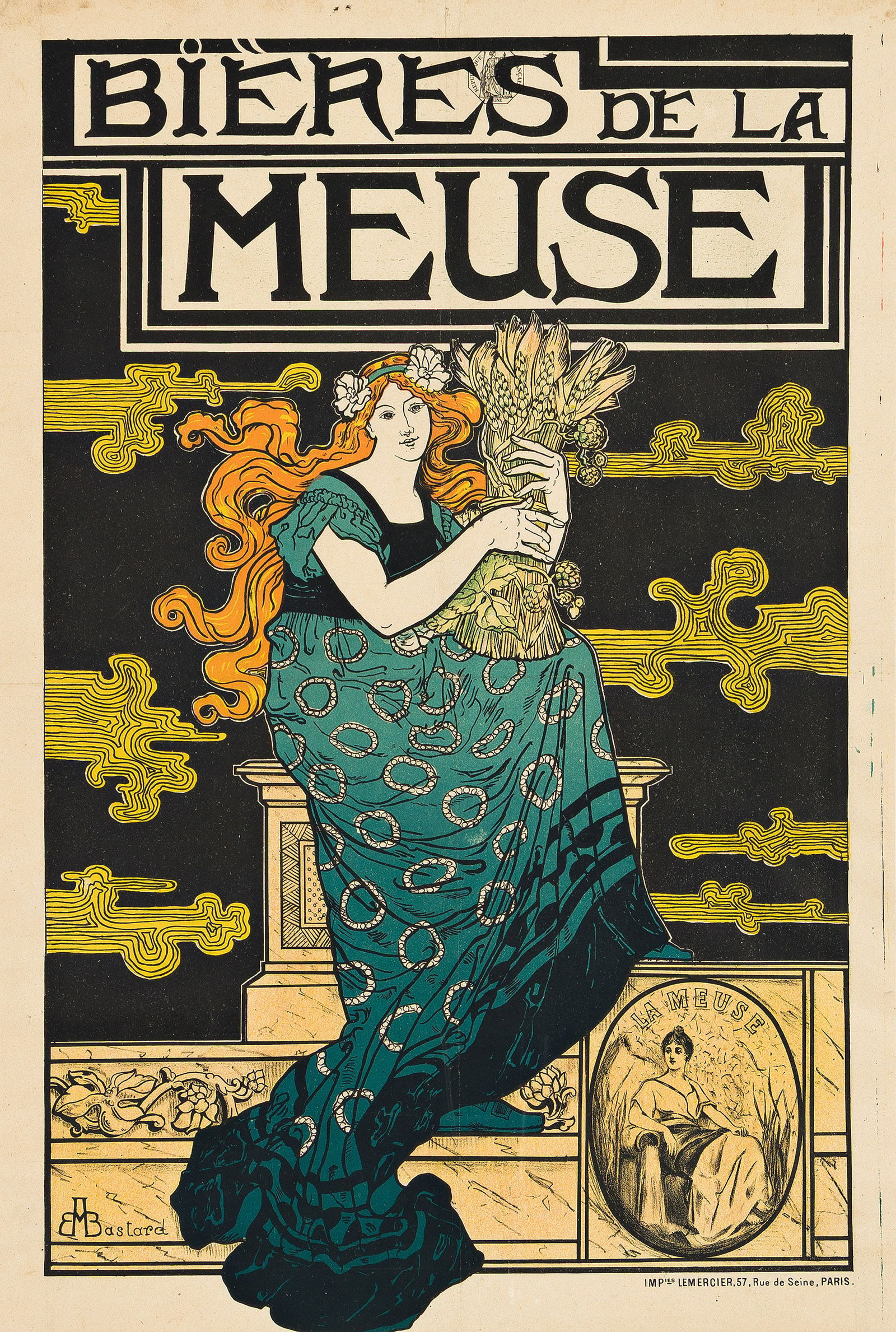 Marc-Auguste Bastard, Bières de la Meuse. 1896. (1 of 1)
