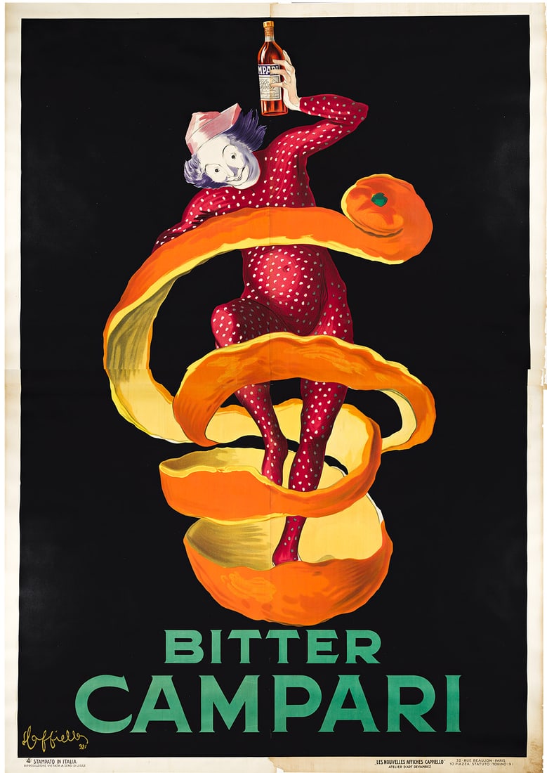 Leonetto Cappiello, Bitter Campari. Billboard poster. 1921. (1 of 1)