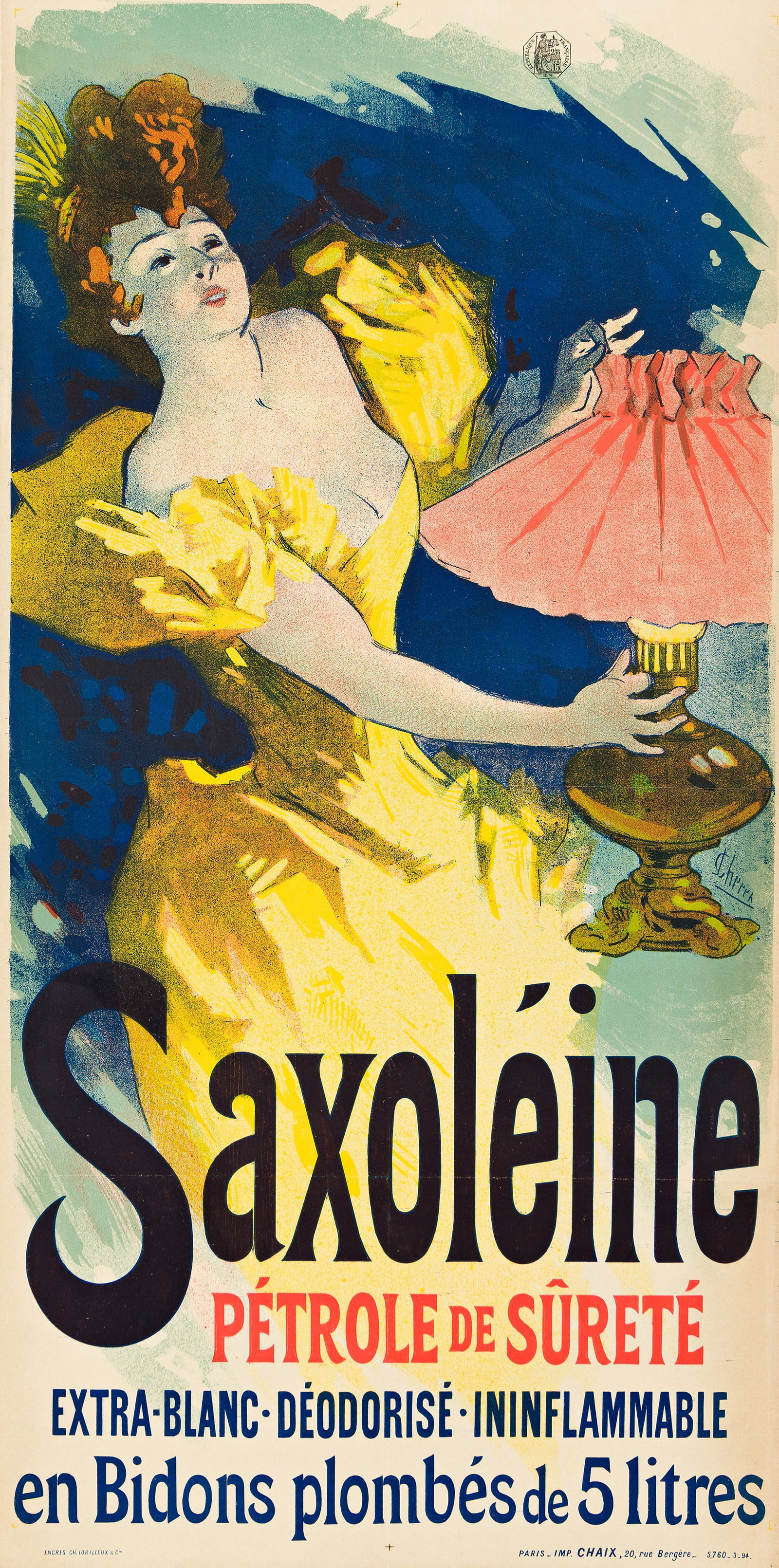 Jules Chéret, Saxoléine. 1894. (1 of 1)