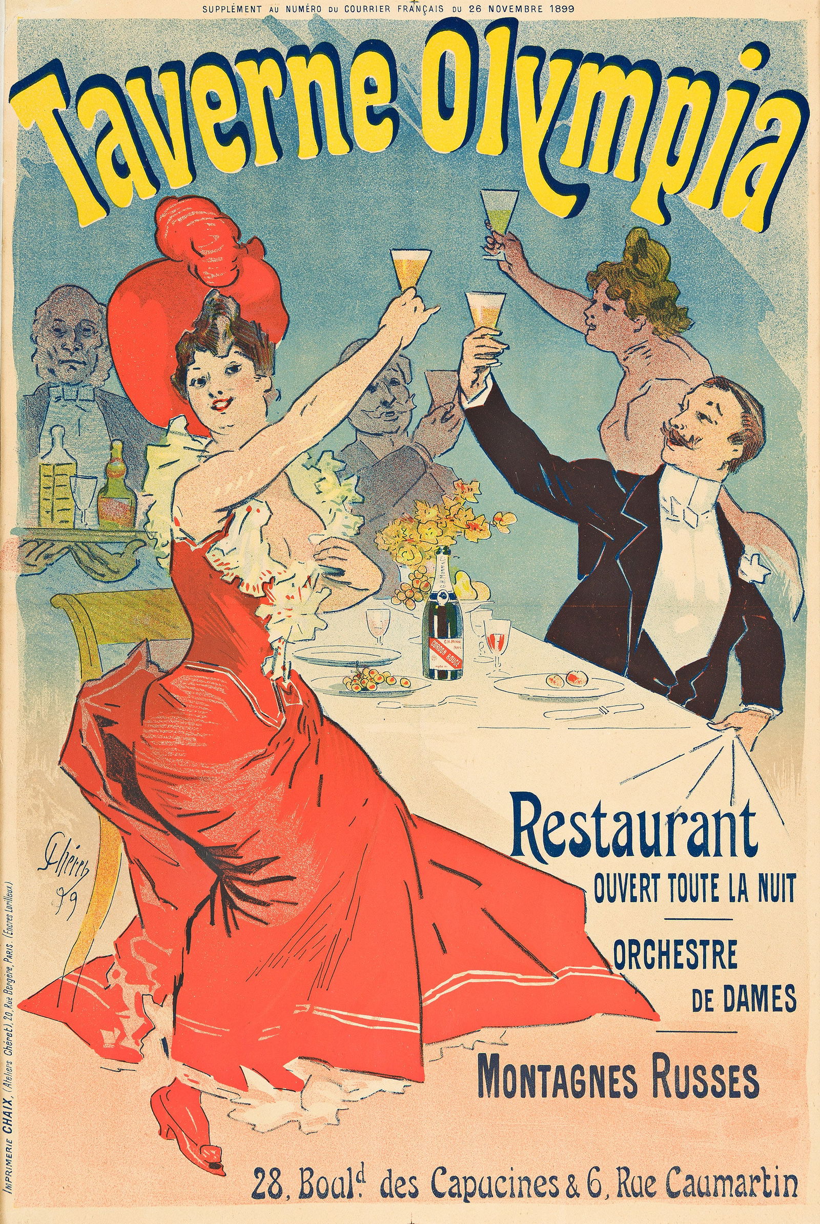 Jules Chéret, Taverne Olympia. 1899. (1 of 1)