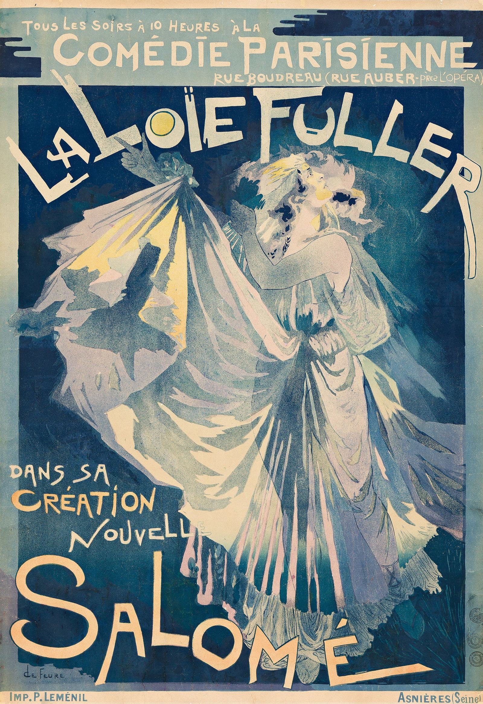 Georges de Feure, La Loïe Fuller / Salomé. 1900. (1 of 1)