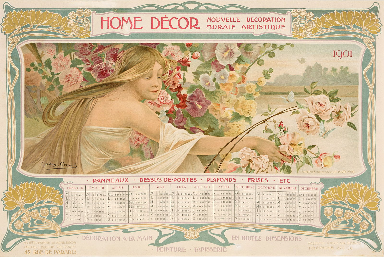 Gaston Gérard, Home Décor. 1900. (1 of 1)