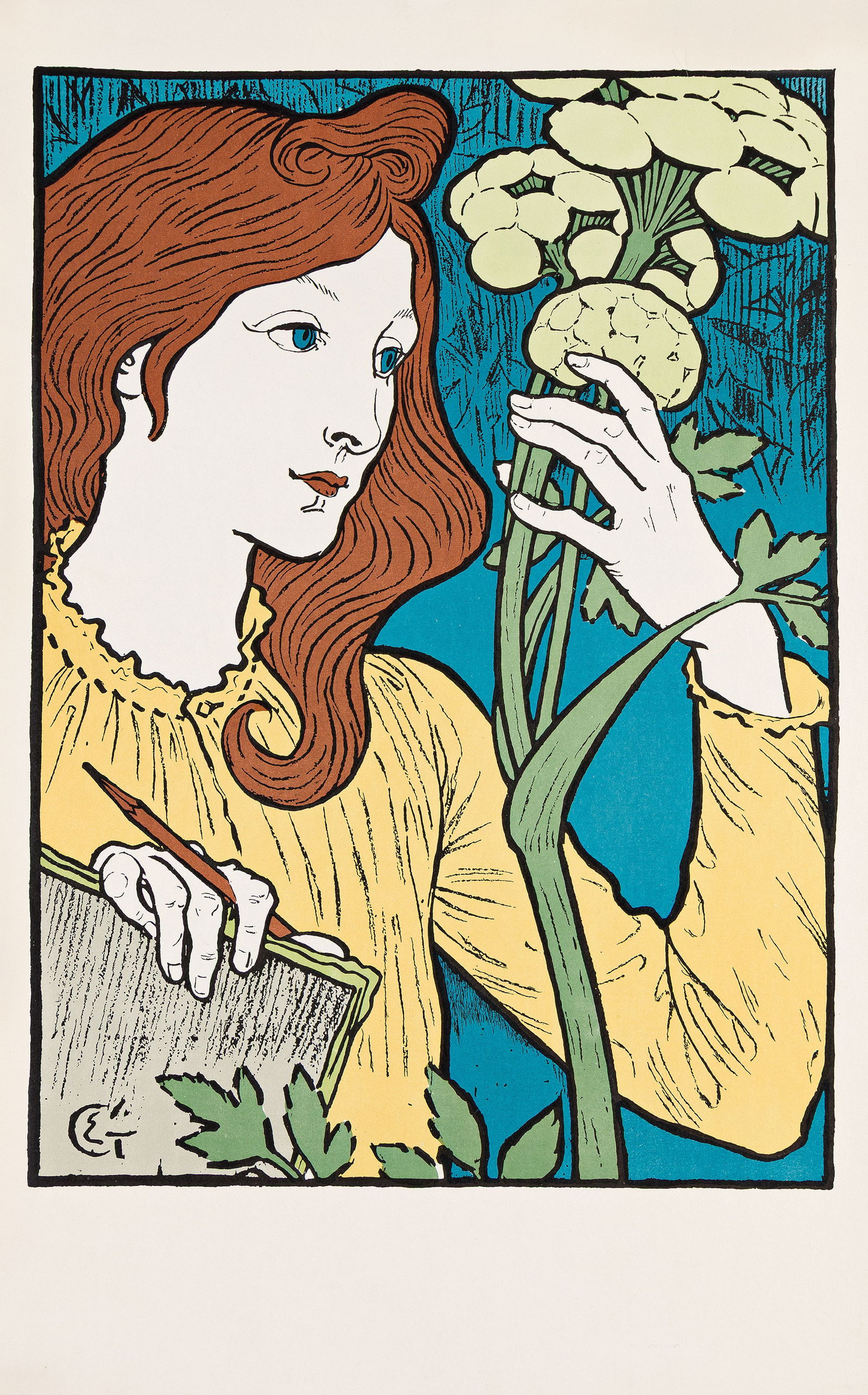 Eugène Grasset, [Salon des Cent]. 1894. (1 of 1)