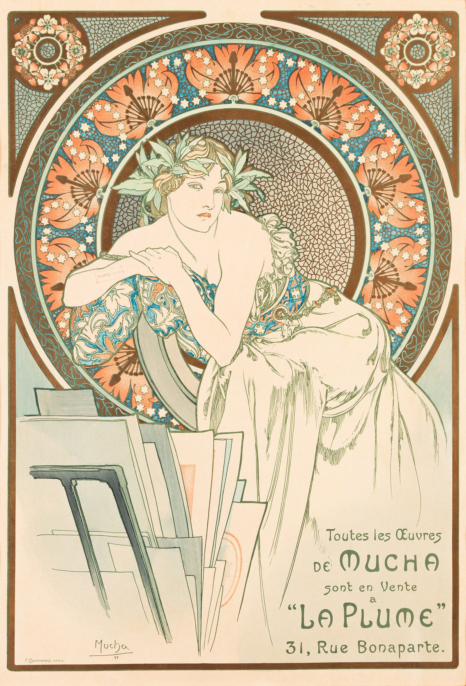 Alphonse Mucha, Toutes les Oeuvres de Mucha. 1898. (1 of 1)