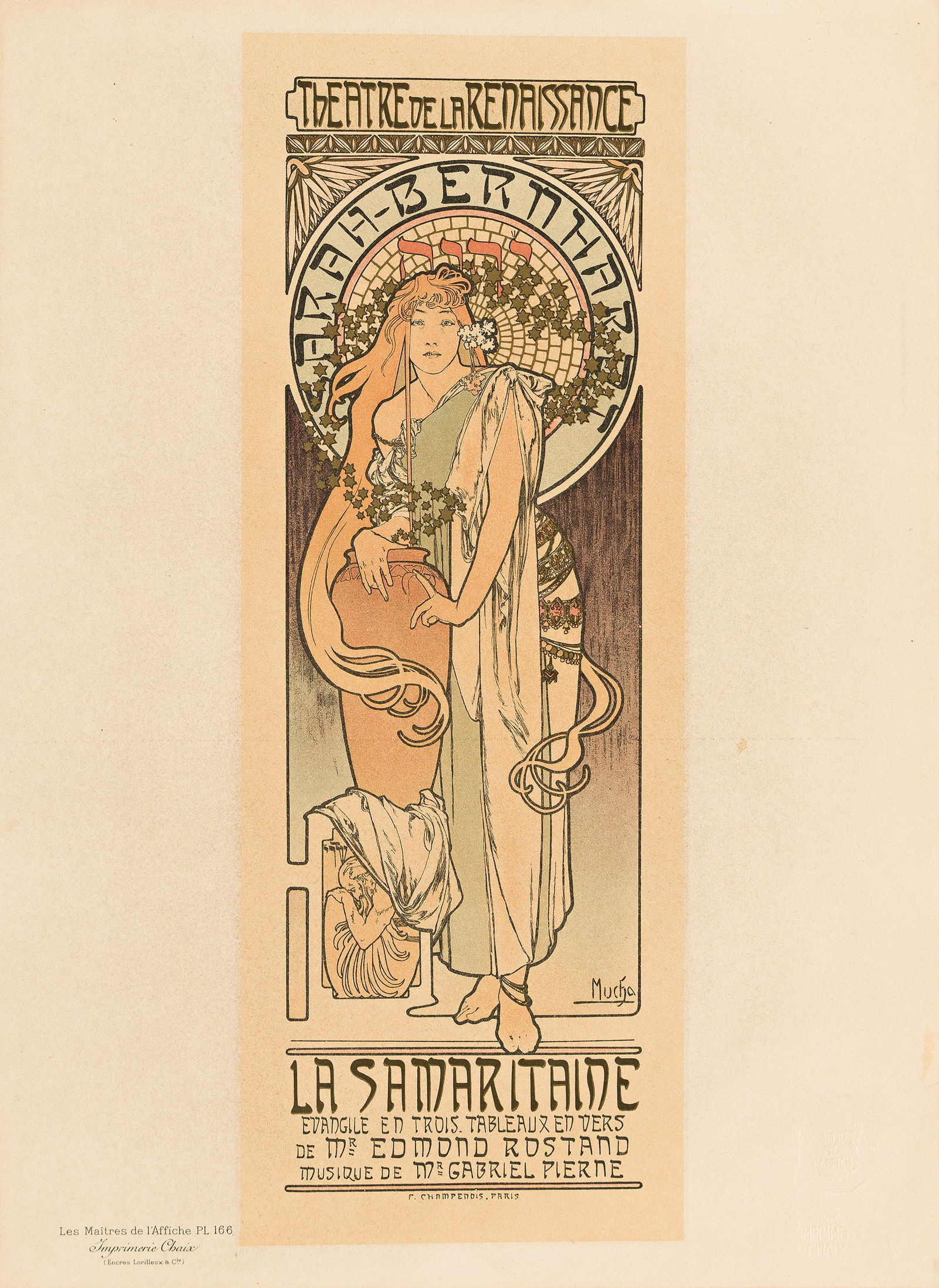 Alphonse Mucha, La Samaritaine. Maitres de l'Affiche pl. 166. 1899. (1 of 1)