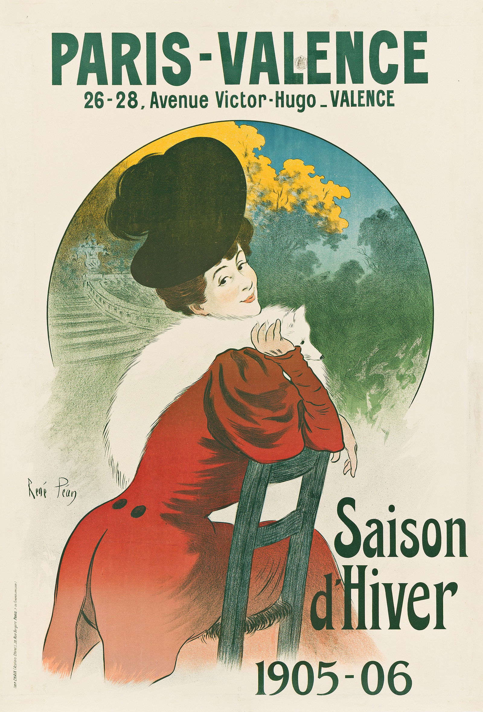 René Péan, Paris - Valence / Saison d'Hiver. 1905. (1 of 1)