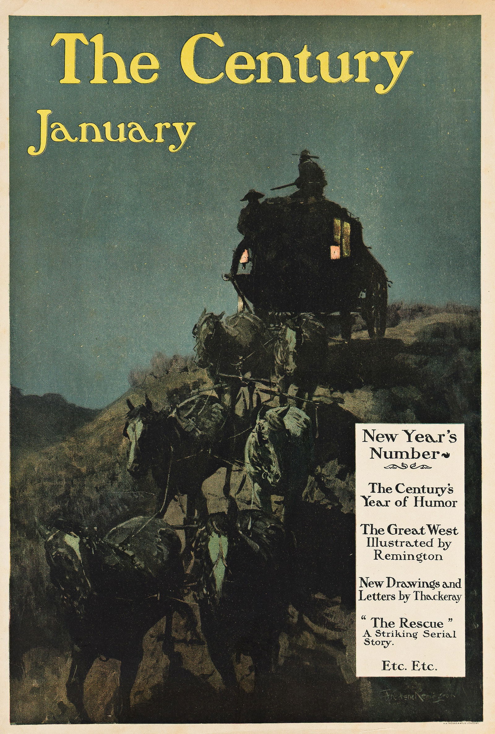 Frederick Remington, The Century January / New Year's Number. 1902. (1 of 1)