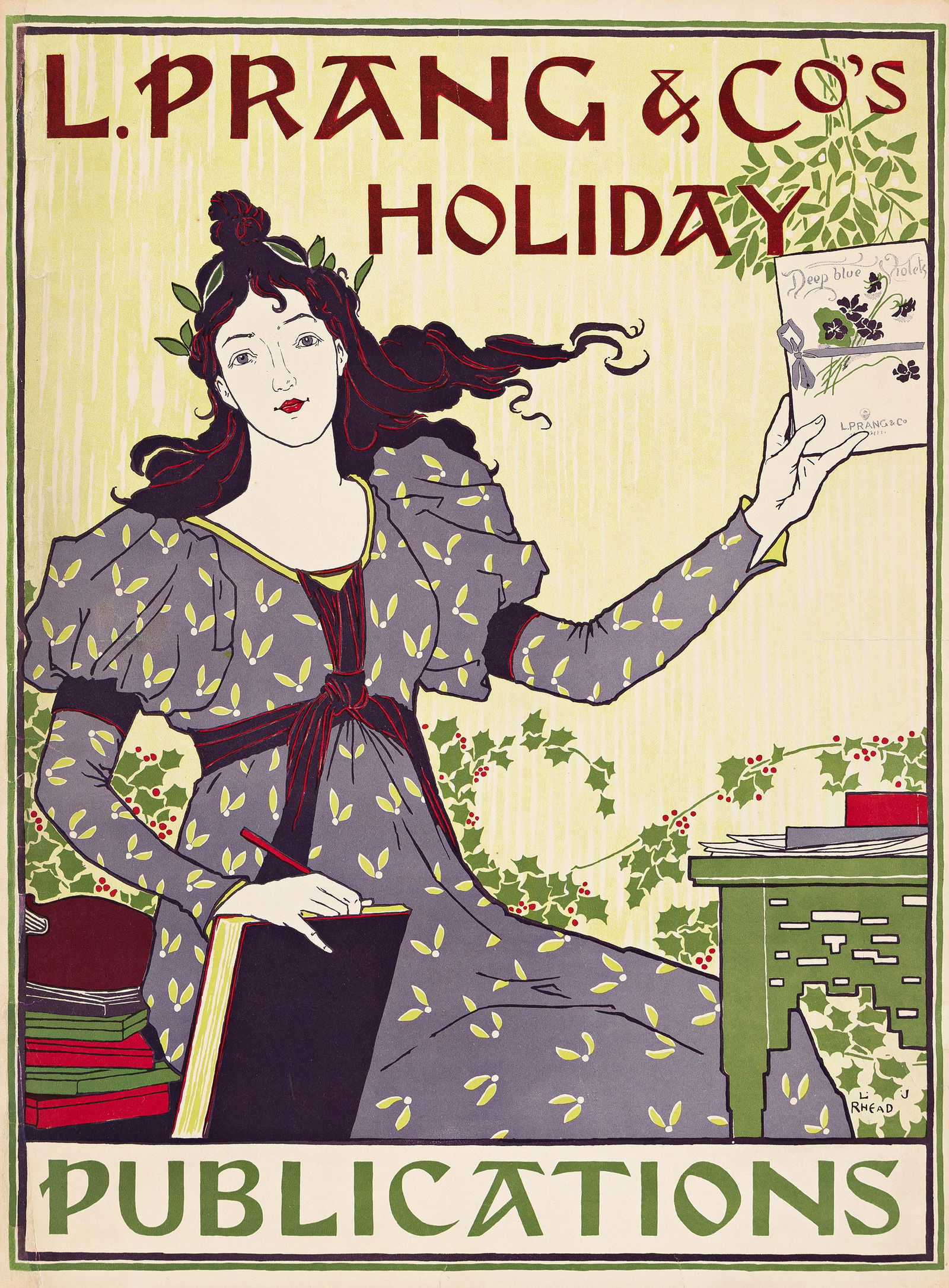 Louis J. Rhead, L. Prang & Co's Holiday. 1895. (1 of 1)