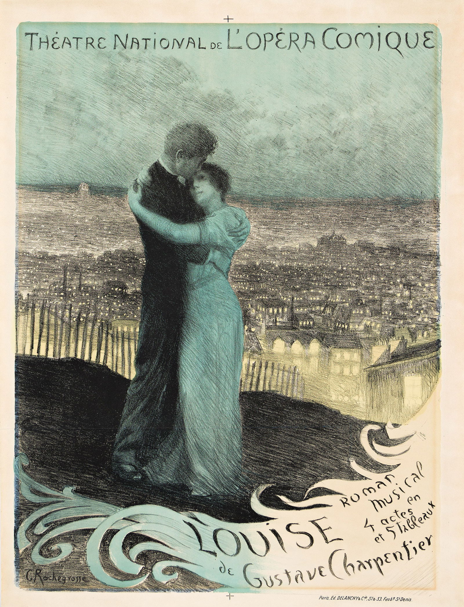 Georges Rochegrosse, Louise / L'Opéra Comique. 1900. (1 of 1)