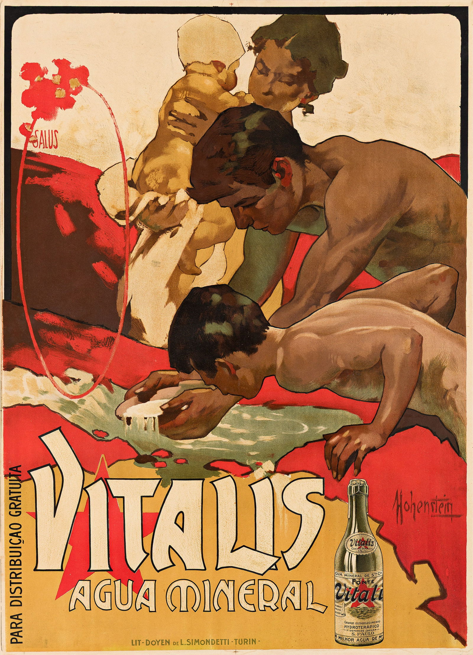 Adolf Hohenstein, Vitalis Agua Mineral. 1895. (1 of 1)