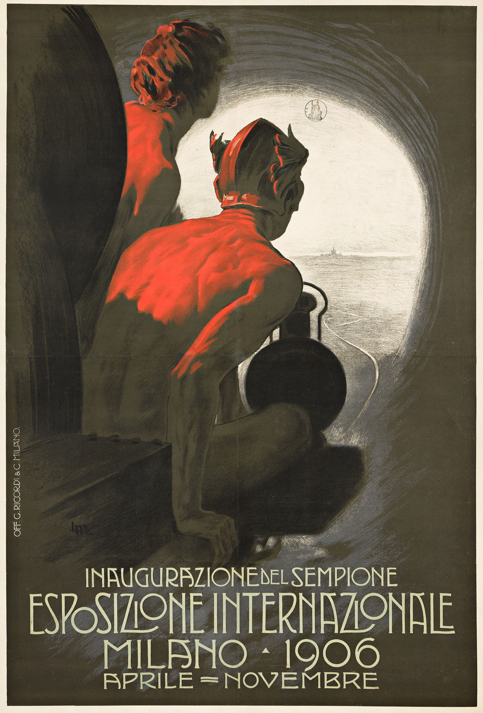 Leopoldo Metlicovitz, Esposizione Internazionale Milano. 1906. (1 of 1)