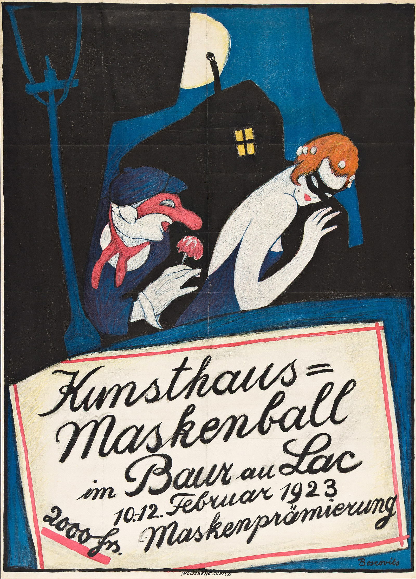 Fritz Boscovits, Kunsthaus Maskenball im Baur au Lac. 1923. (1 of 1)