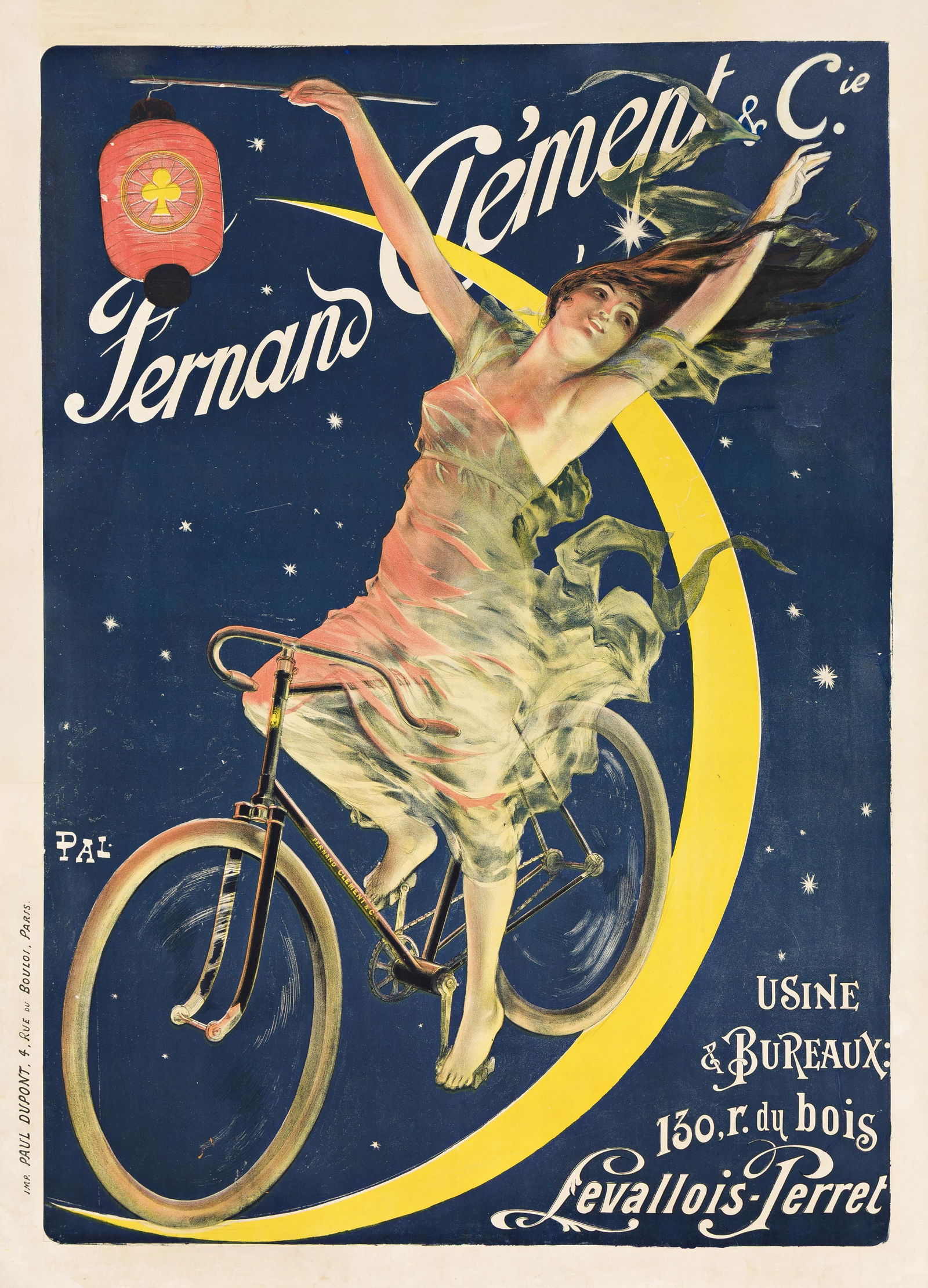 Pal (Jean Paléologue), Fernand Clément Cycles & Cie. Circa 1895. (1 of 1)